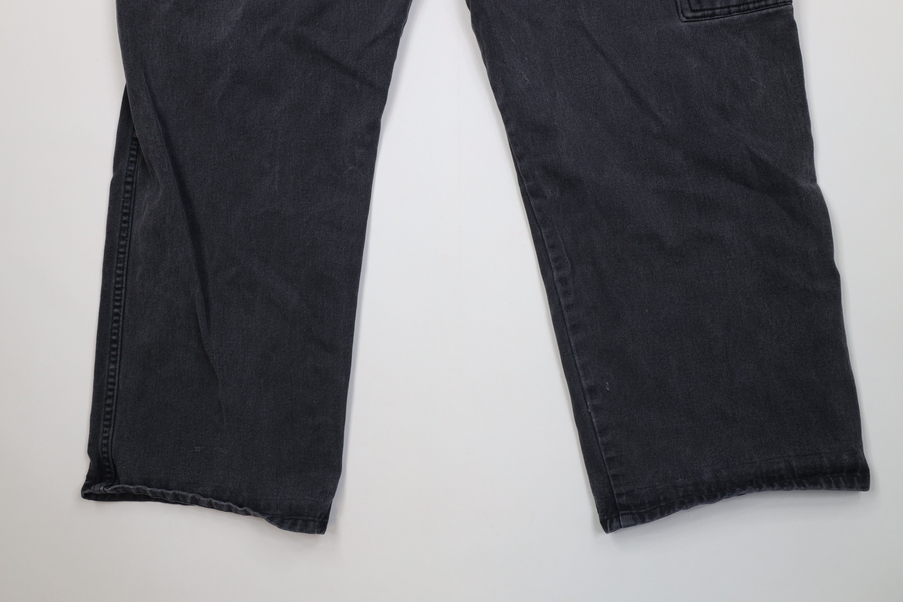 Vintage Vintage 90s Streetwear Baggy Wide Leg Dungaree Denim Jeans Size US 42 / EU 58 - 12 Thumbnail