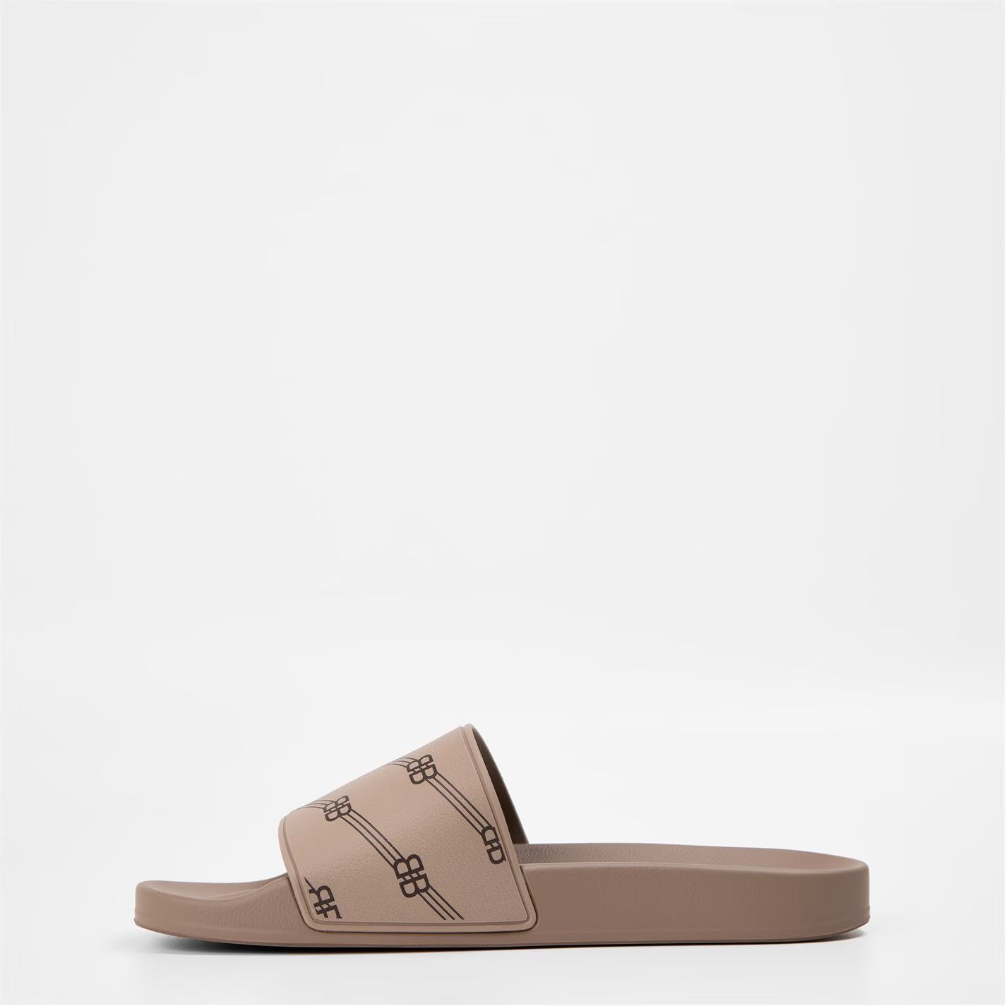 Balenciaga o1g2r1mq0226 BB Sliders In Brown Size US 7 / EU 40 - 2 Thumbnail