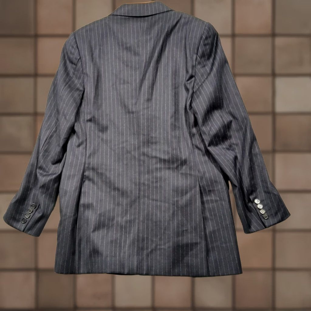 Canali Canali Suit Jacket Mens 40R Charcoal Pinstripe Wool Made in Italy 3-Button Lined Size 40R - 1 Thumbnail