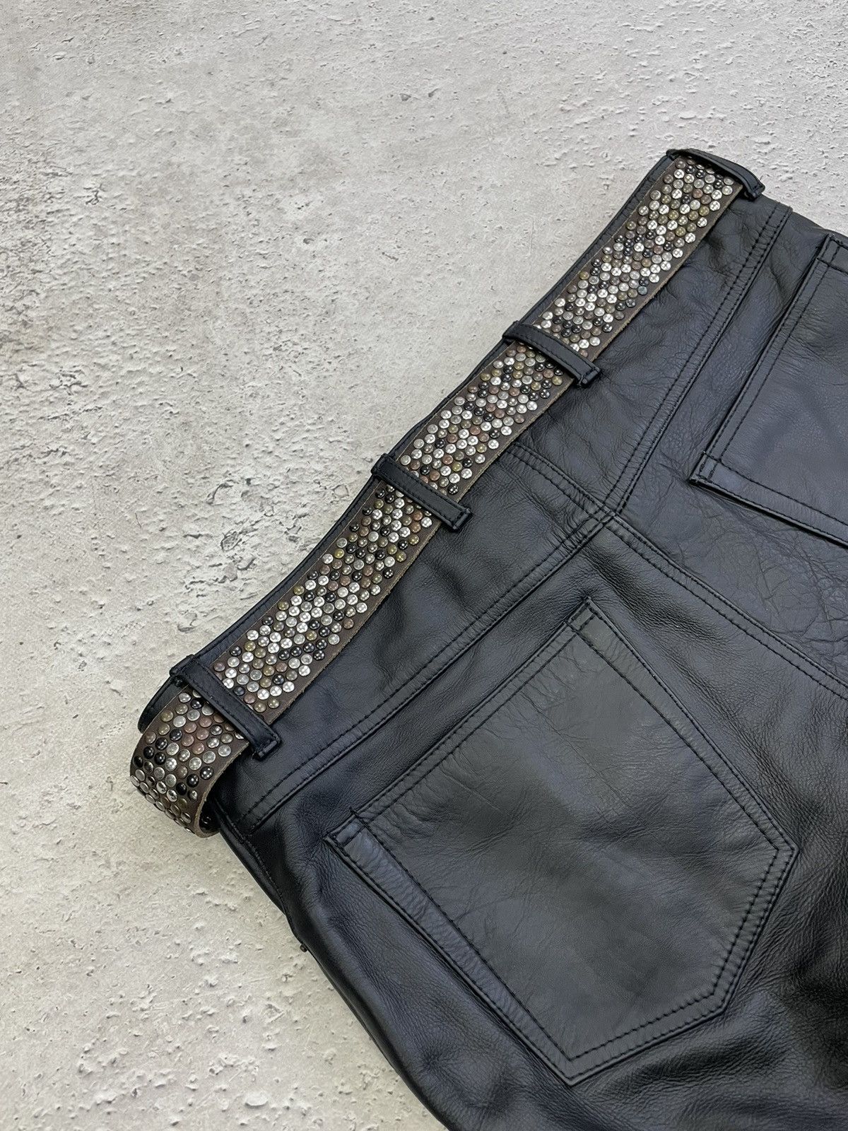 Japanese Brand × KMRii × Vintage VINTAGE METAL BELT JACKET ARCHIVE 2000s avant Garde belt Size ONE SIZE - 7 Thumbnail
