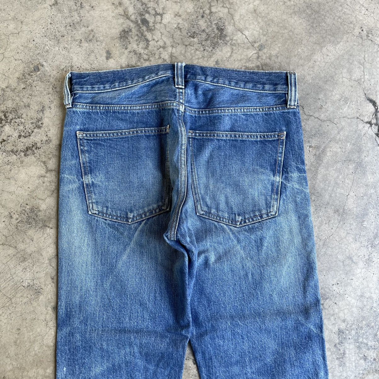 Japanese Brand 🔥🇯🇵Japanese Brand Stoned Washed Ripped Distress Denim Jeans Size US 32 / EU 48 - 5 Thumbnail