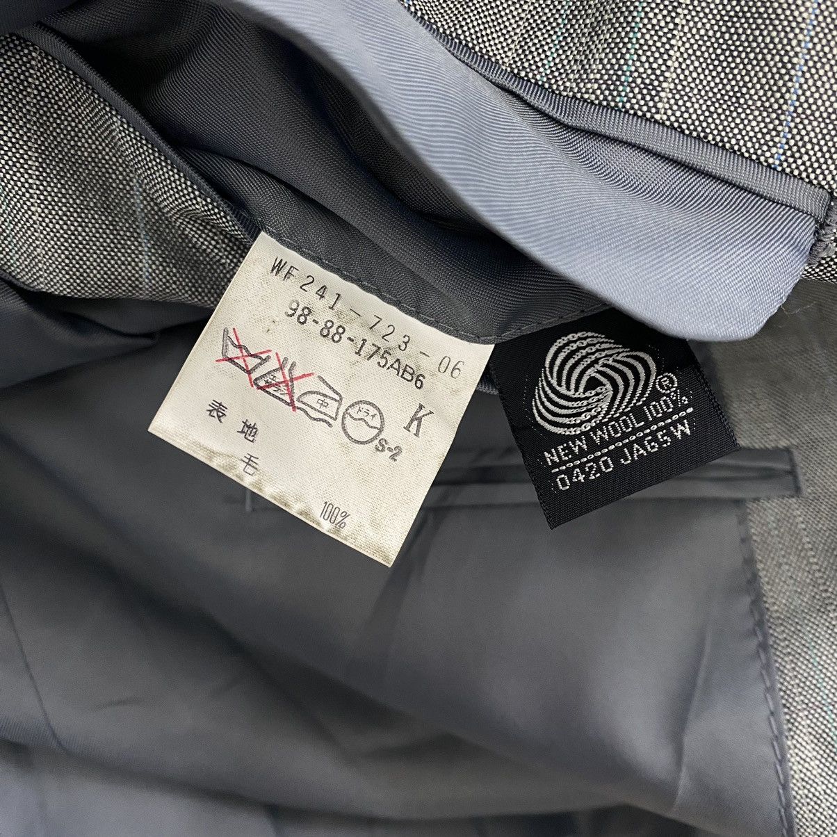 Burberry Vintage BURBERRYS Black Label Hickory Stripes Style Grey Size US M / EU 48-50 / 2 - 6 Thumbnail