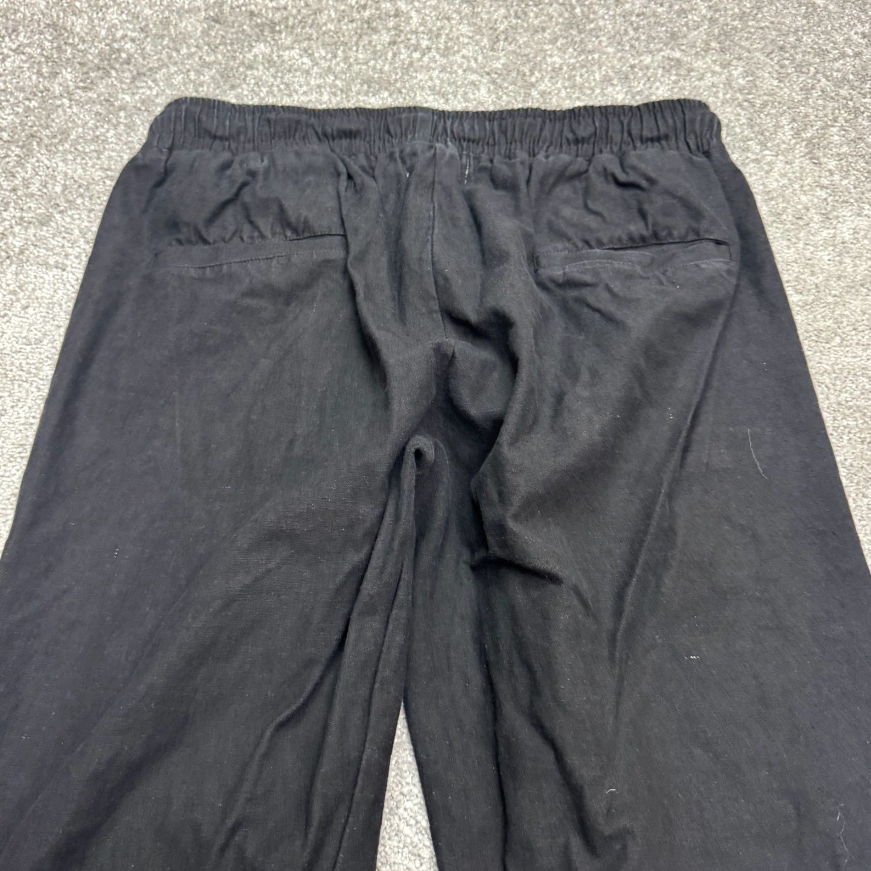 MNML MNML Cargo Tactical Utility Pants Men XL Black Contrast Piping Yellow Drawstring Size US 36 / EU 52 - 5 Thumbnail