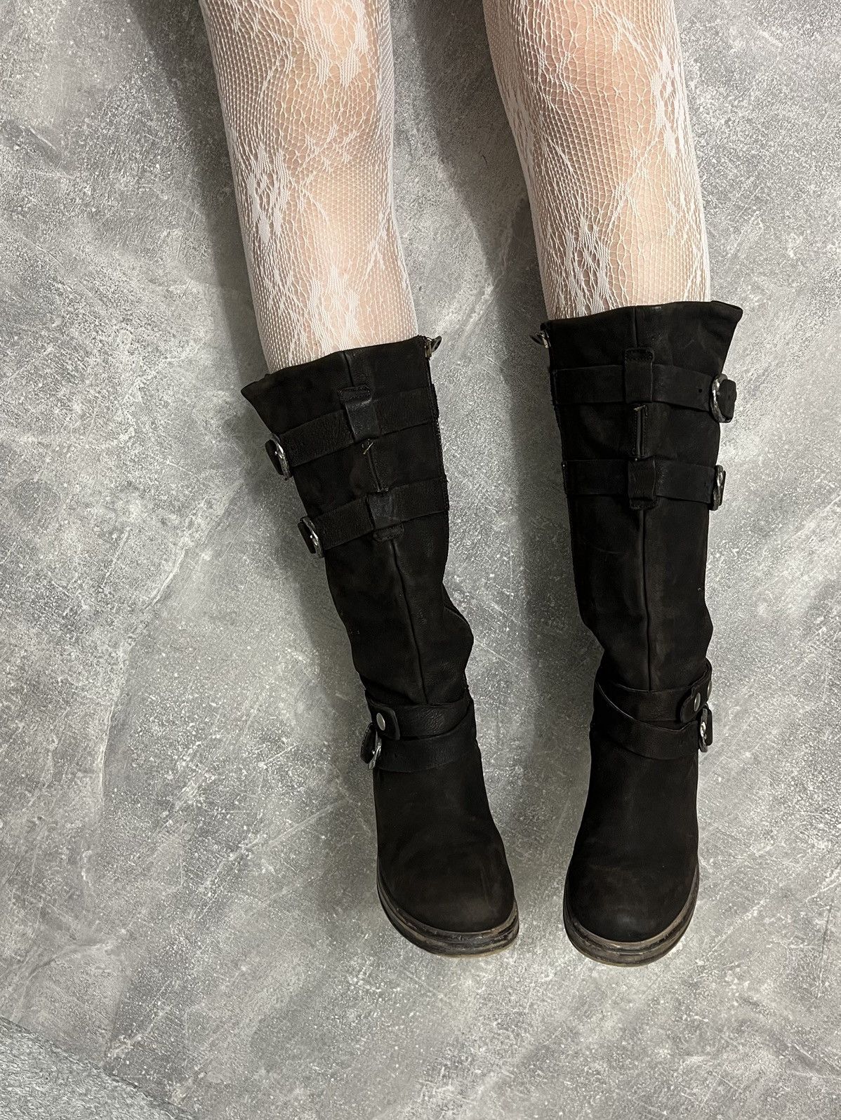 Vintage Vintage high boxer boots moto biker shoes core Size US 8 / IT 38 - 5 Thumbnail