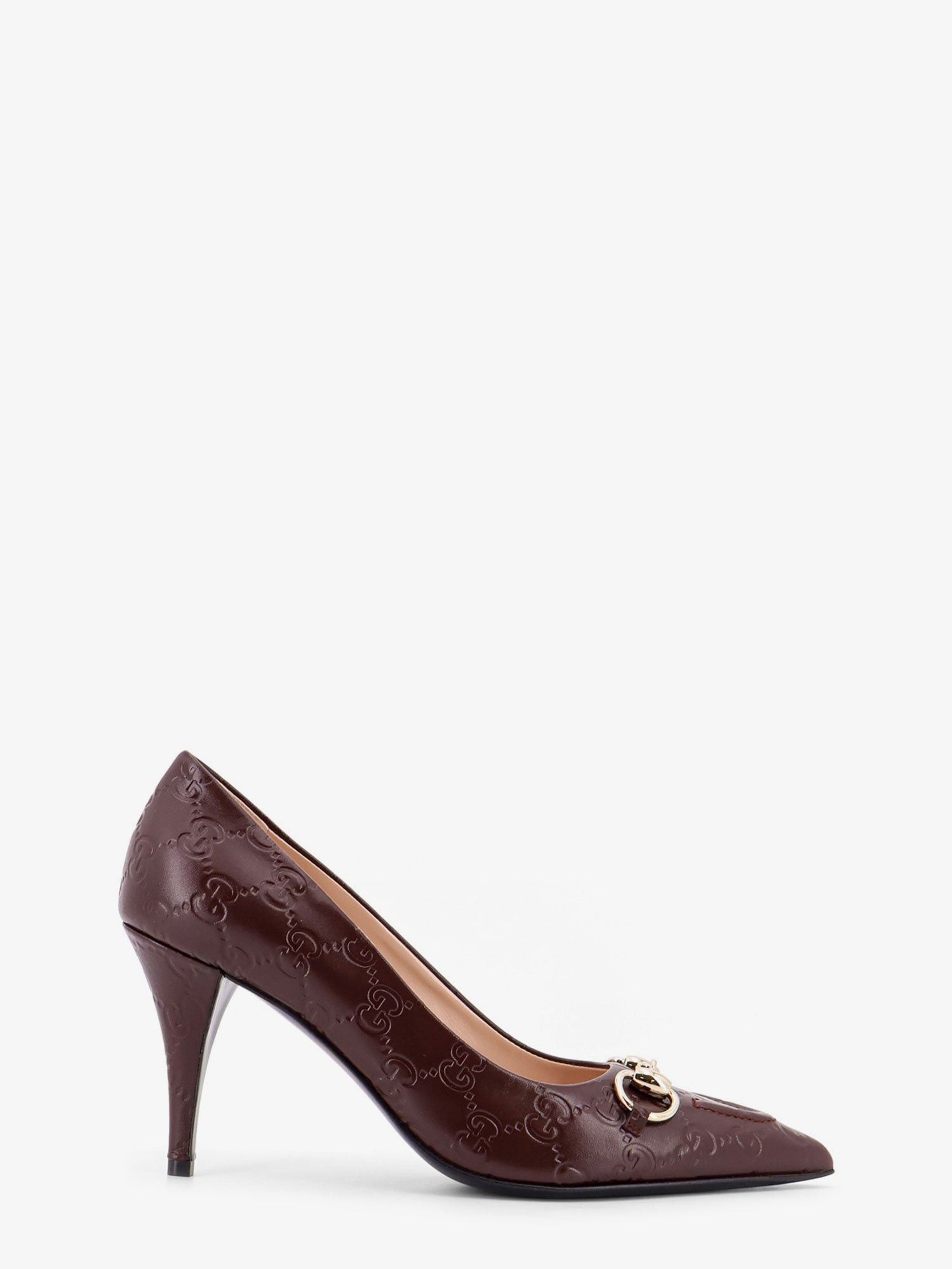 Gg Leather Decollete