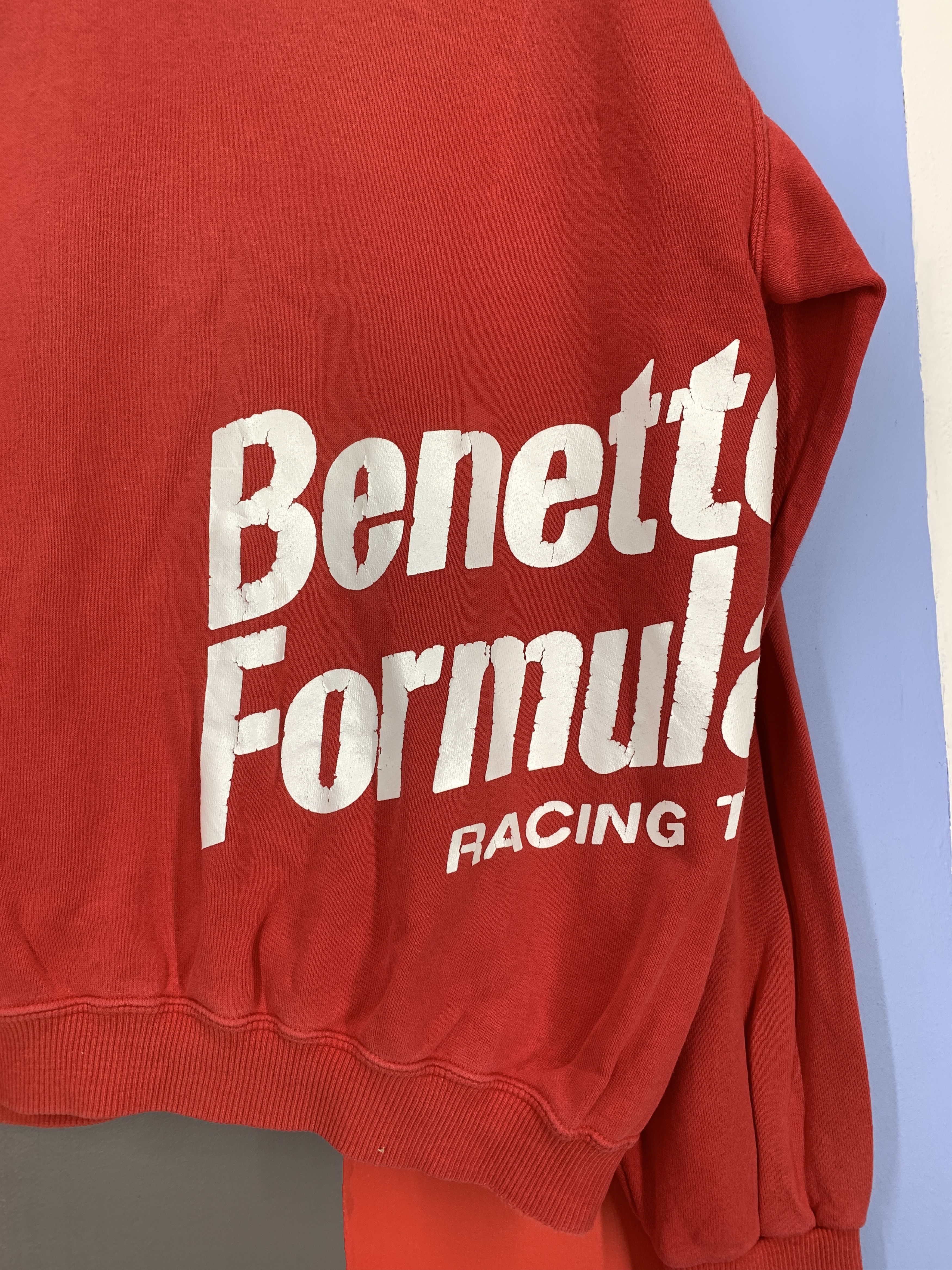 Benetton BENETTON FORMULA 1 RACING Sweatshirt #1915/10 Size US L / EU 52-54 / 3 - 5 Thumbnail