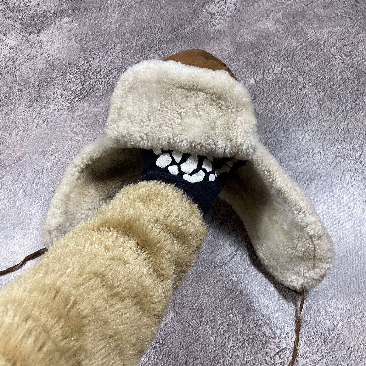 Vintage Vintage 90s Mohair Ushanka Beanie Grunge Alt Streetwear OS Size ONE SIZE - 2 Thumbnail