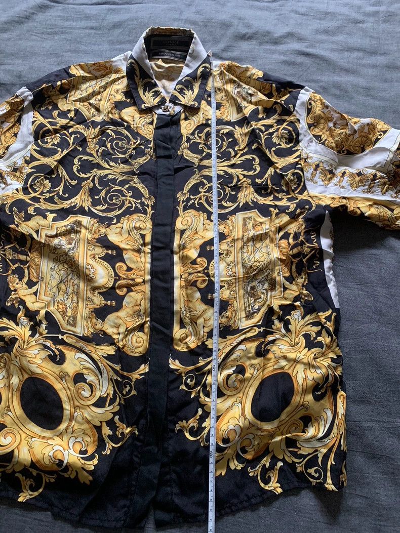 Versace Versace Baroque mulberry silk silk shirt Size US M / EU 48-50 / 2 - 9 Thumbnail