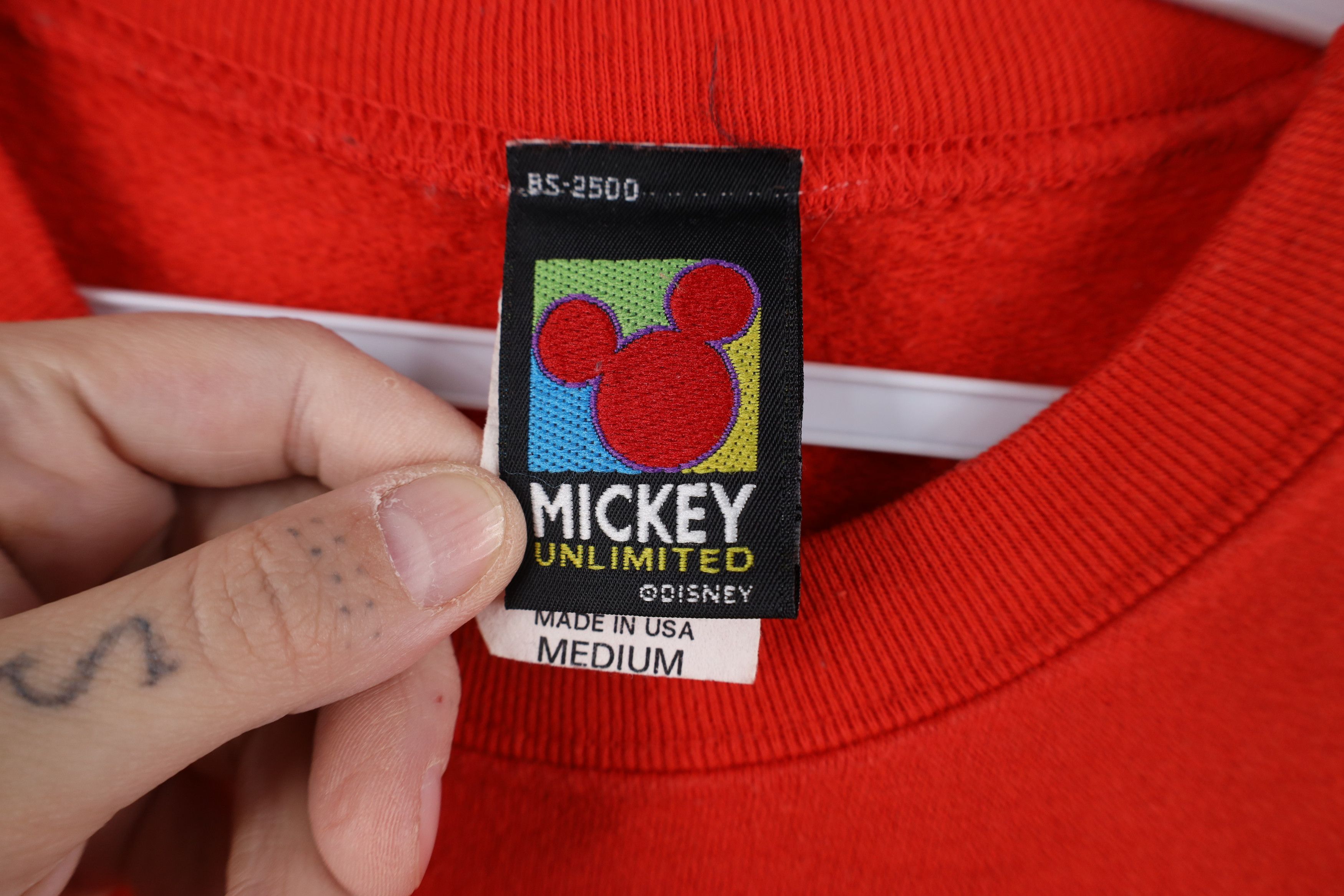 Disney Vintage 90s Disney Mickey Mouse Crewneck Sweatshirt USA Size US M / EU 48-50 / 2 - 9 Thumbnail