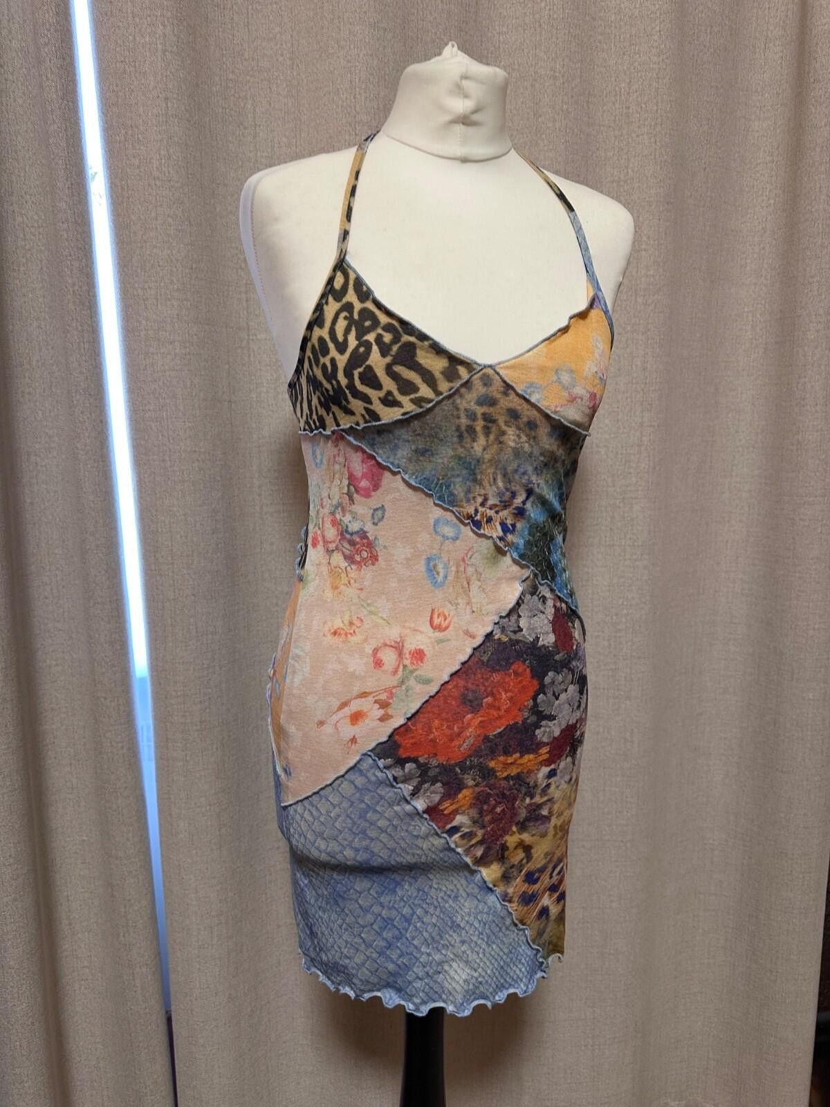 Jaded London Jaded London animal print halter neck mini dress Sz 36 EU Size S / US 4 / IT 40 - 3 Thumbnail