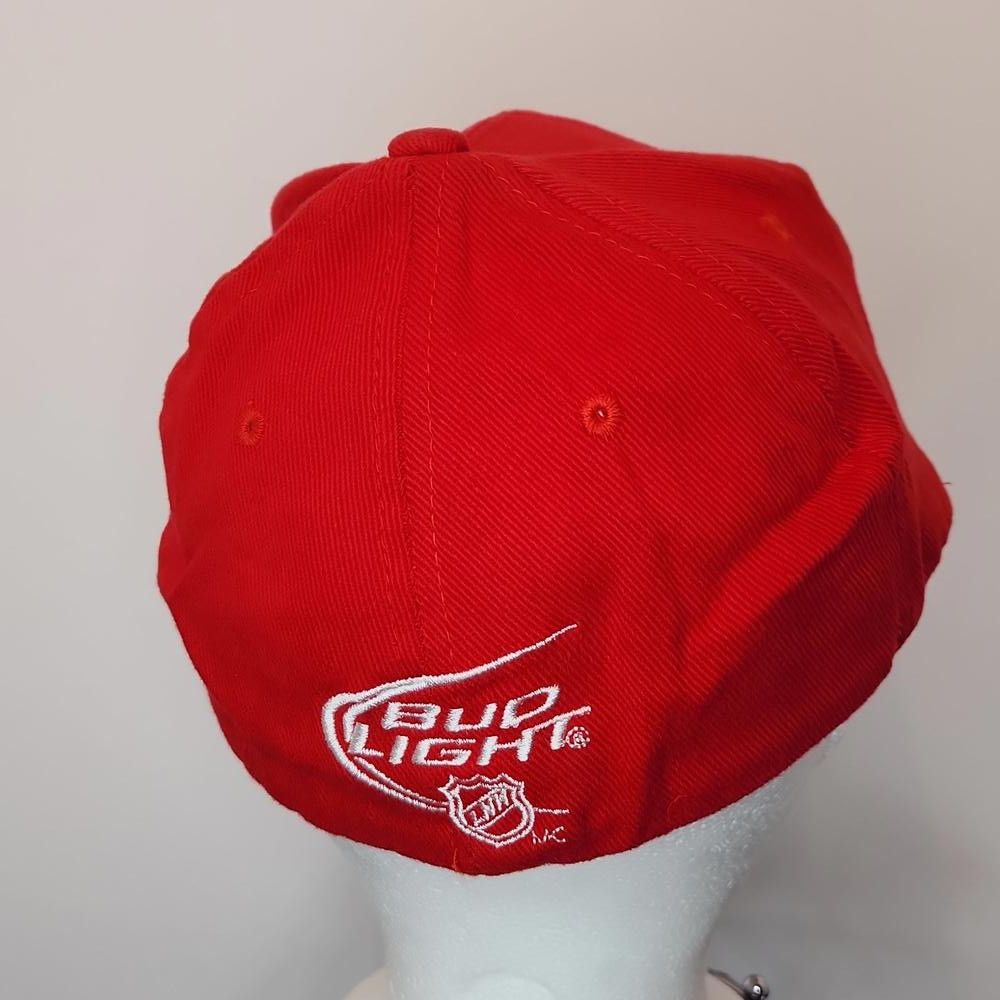 NHL Carolina Hurricanes NHL Hockey Bud Light Hat Stretch Fit Cap Size ONE SIZE - 3 Thumbnail