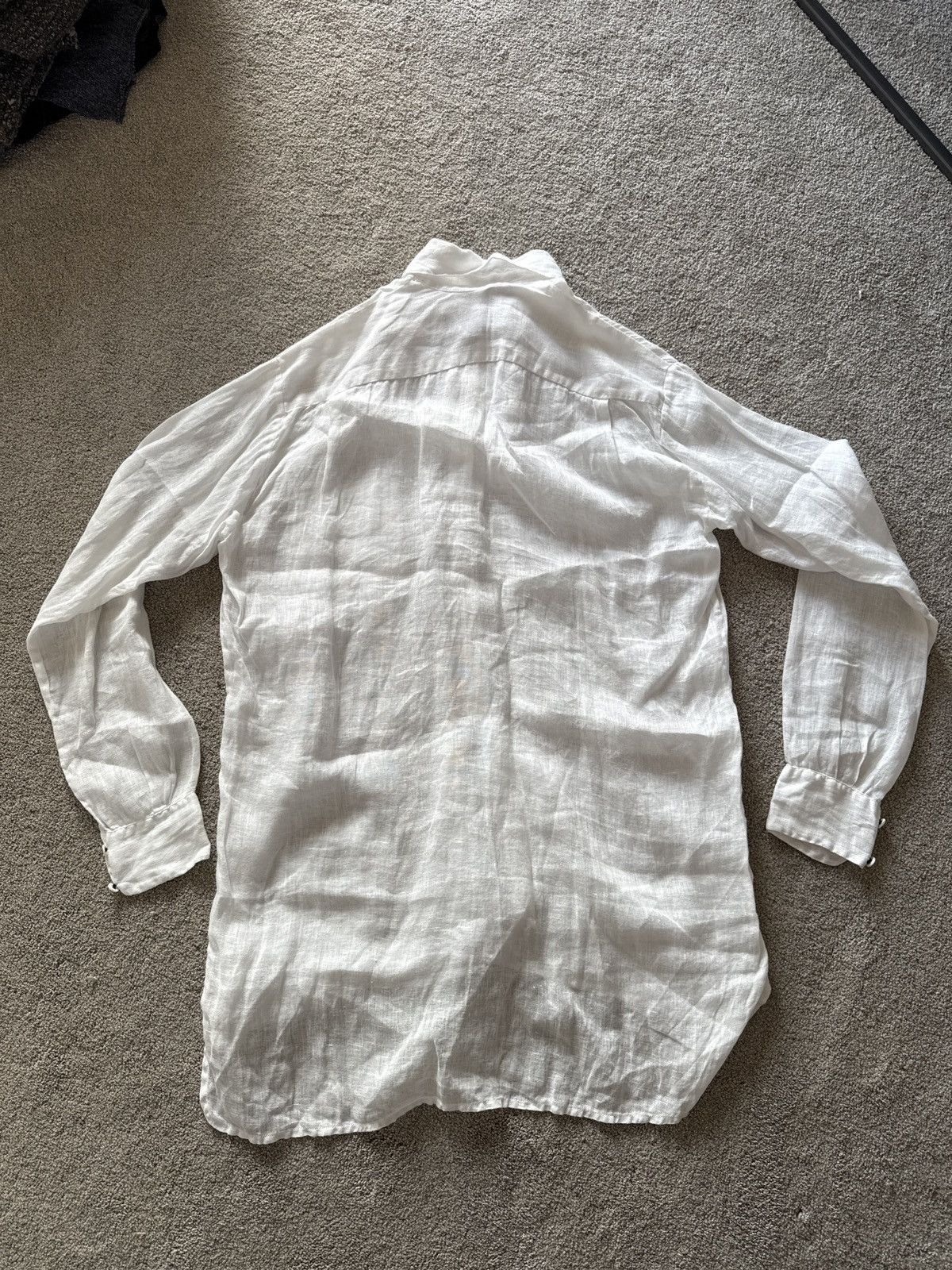 Geoffrey B. Small Linen Popover shirt Size US M / EU 48-50 / 2 - 3 Thumbnail
