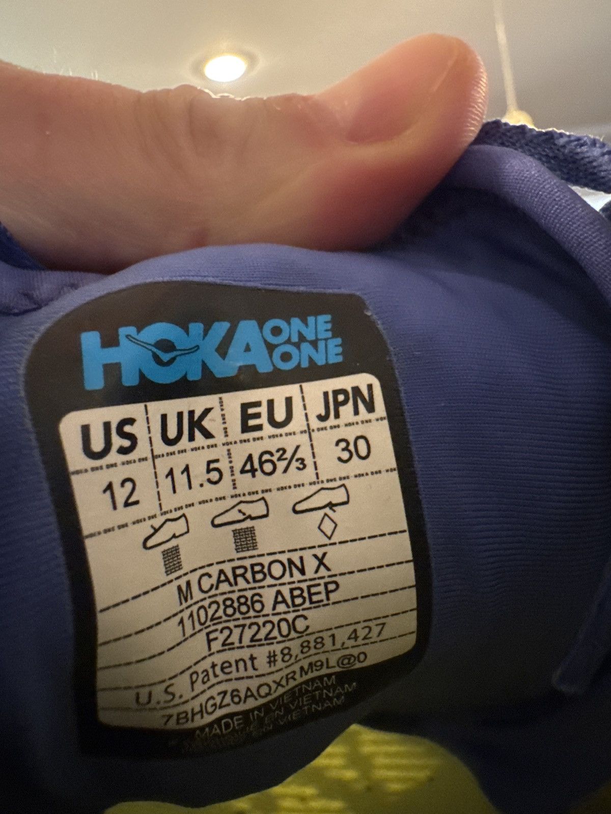 Hoka Hoka One One M Carbon X Size US 12 / EU 45 - 6 Thumbnail