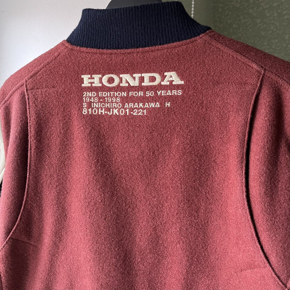 Honda AW98 Moto Varsity Jacket Size US M / EU 48-50 / 2 - 4 Thumbnail