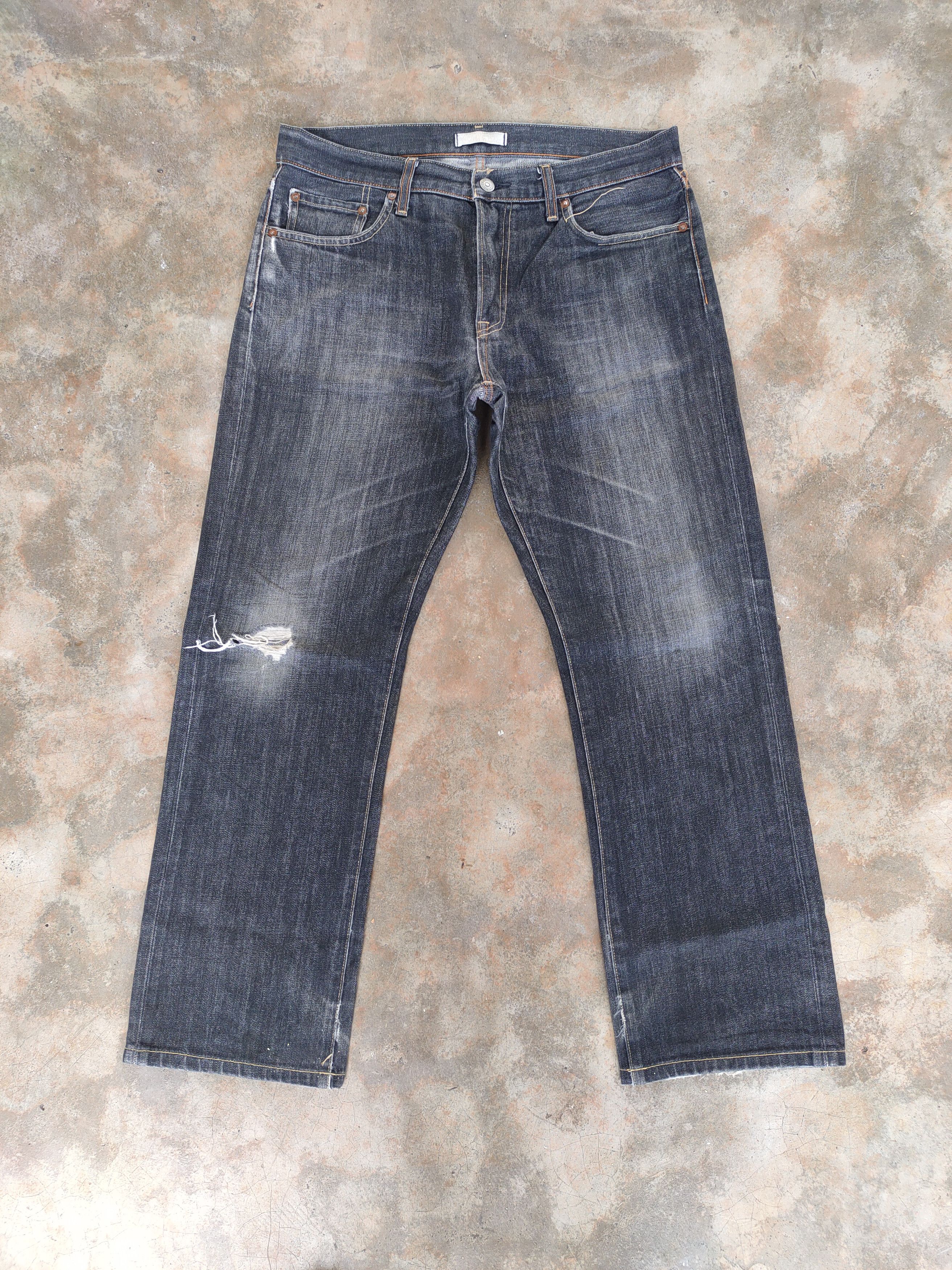 Japanese Brand VINTAGE JAPANESE FADED BLACK JEANS DENIM PANTS Size US 35 - 1 Thumbnail