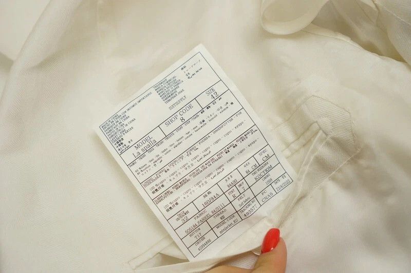 Suitsupply Men Suitsupply La Spalla Suit White Linen & Cotton UK/US32 Size 34S - 6 Thumbnail