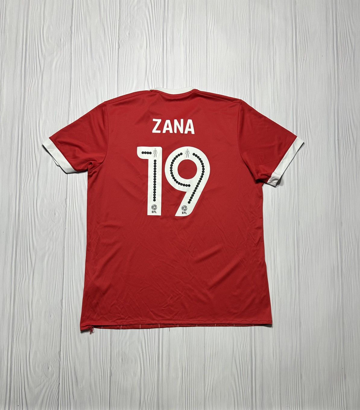 Adidas Nottingham Forest 2017-18 #19 ZANA Home Soccer Jersey XL Size US XL / EU 56 / 4 - 2 Thumbnail