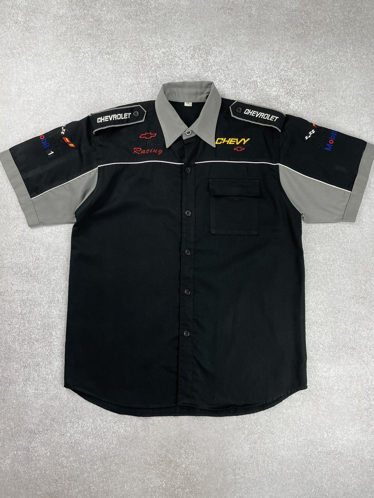 Vintage Chevrolet Vintage Racing Nascar Shirt Size US XL / EU 56 / 4 - 1 Thumbnail