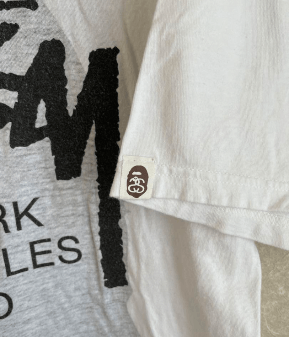 Bape STUSSY× A BATHING APE Collaboration T-shirt Size US L / EU 52-54 / 3 - 3 Thumbnail