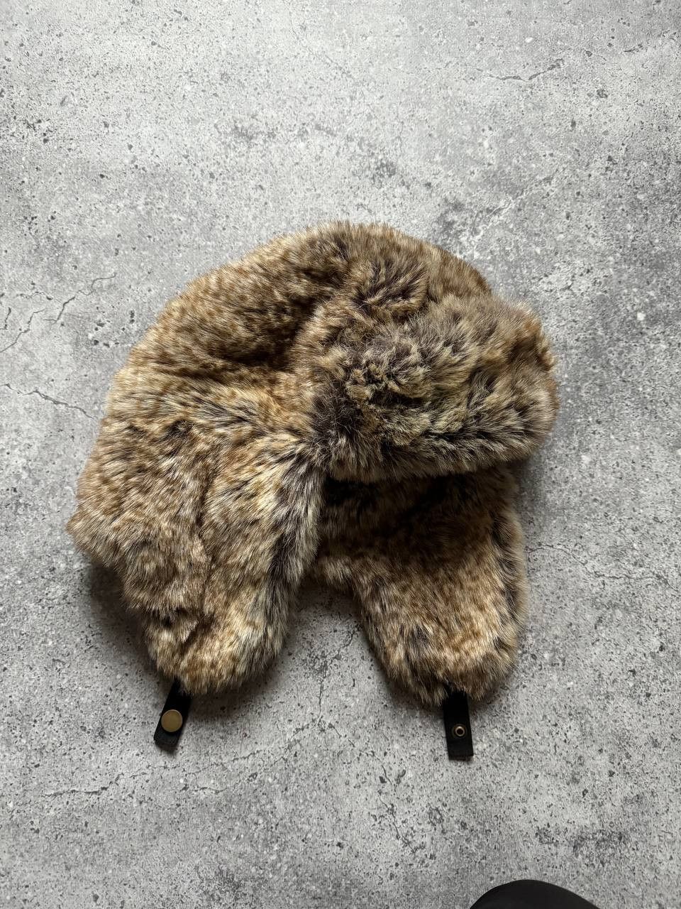 Japanese Brand × Vintage y2K archival japan fur fuzzy USHANKA trapper hat Size ONE SIZE - 2 Thumbnail