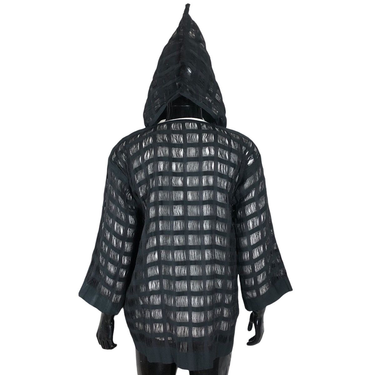 Issey Miyake Vintage Issey Miyake Permanente S/S 1995 Wool Mesh Jacket Size US L / EU 52-54 / 3 - 22 Thumbnail