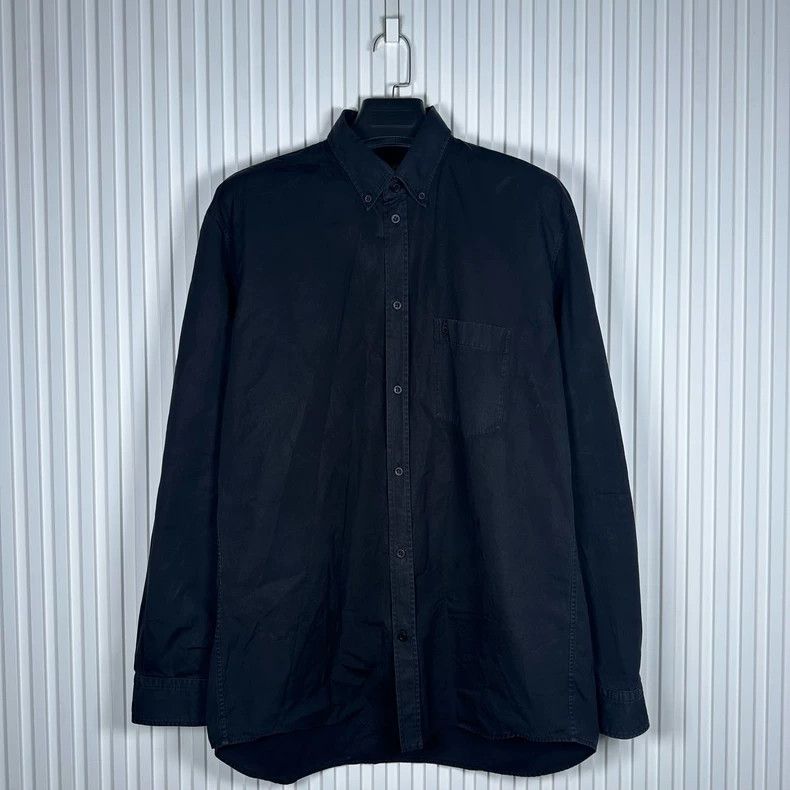 Balenciaga Balenciaga size 38 Long-sleeved shirt with mailbox letters Size XS / US 0-2 / IT 36-38 - 2 Thumbnail