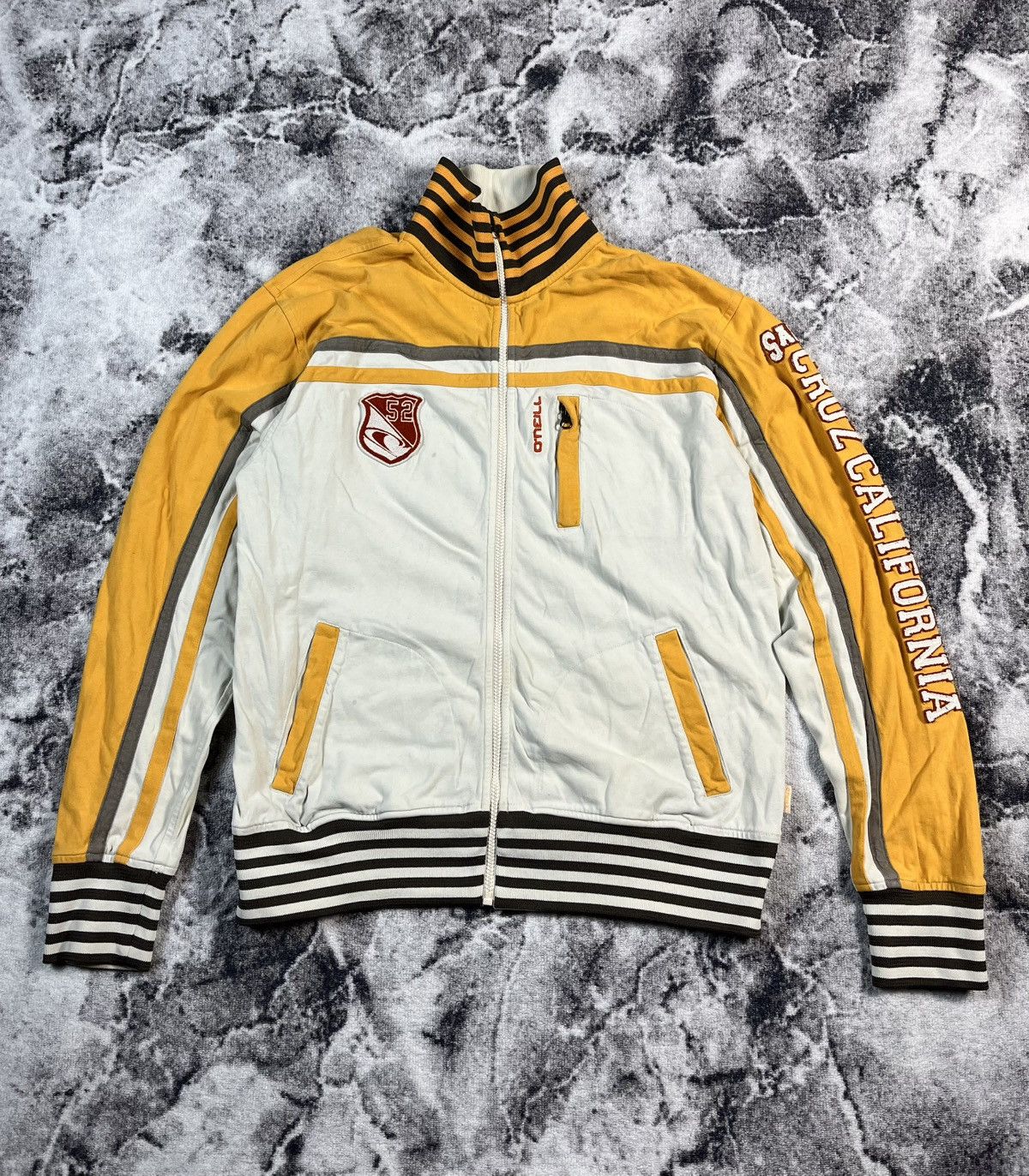 O'Neill O'Neill Santa Cruz Track Jacket Y2K Surf Zip XL Size US XL / EU 56 / 4 - 1 Thumbnail