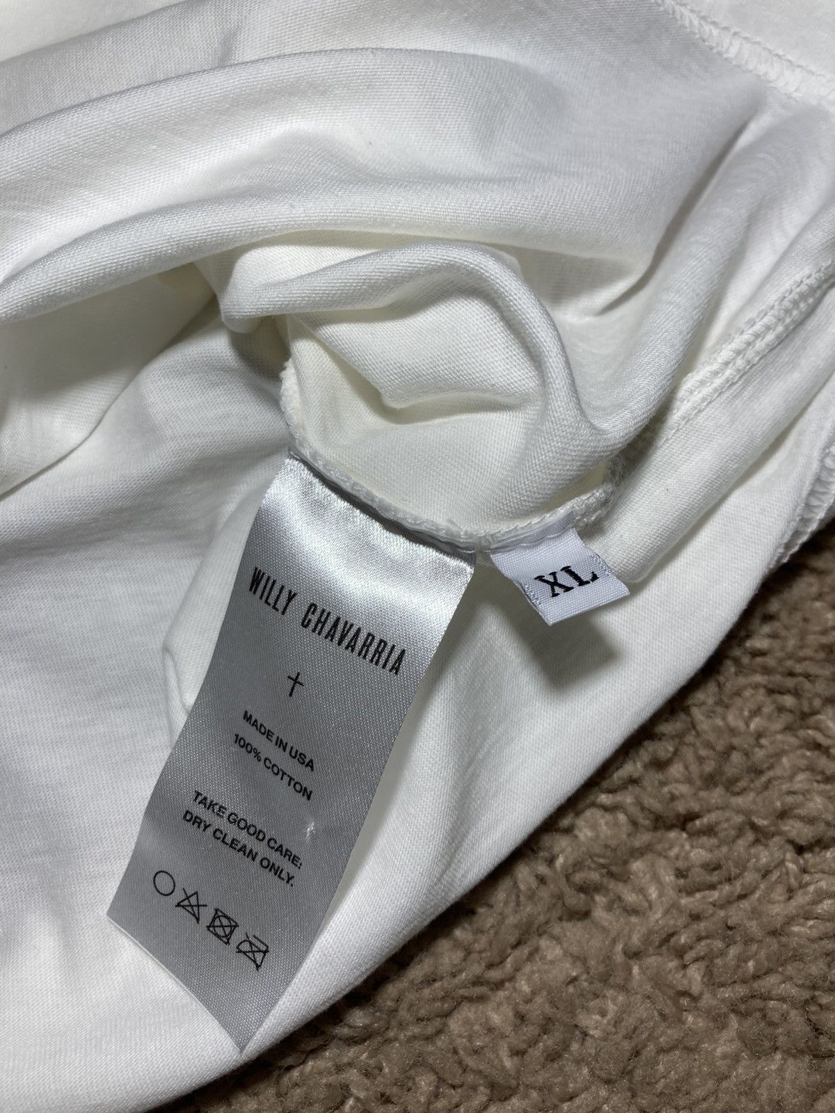 Willy Chavarria New SS25 Willy Chavarria Fresh Cuts Easy Tee XL 2025 Size US XL / EU 56 / 4 - 9 Thumbnail