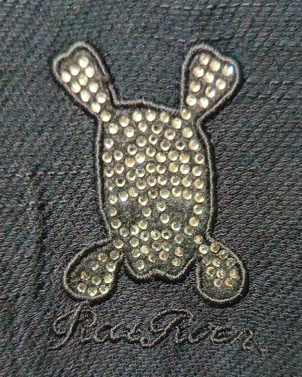 Roen Rat Roen Swarovski Skull Double Layer Soft Cardigan Size US L / EU 52-54 / 3 - 3 Thumbnail