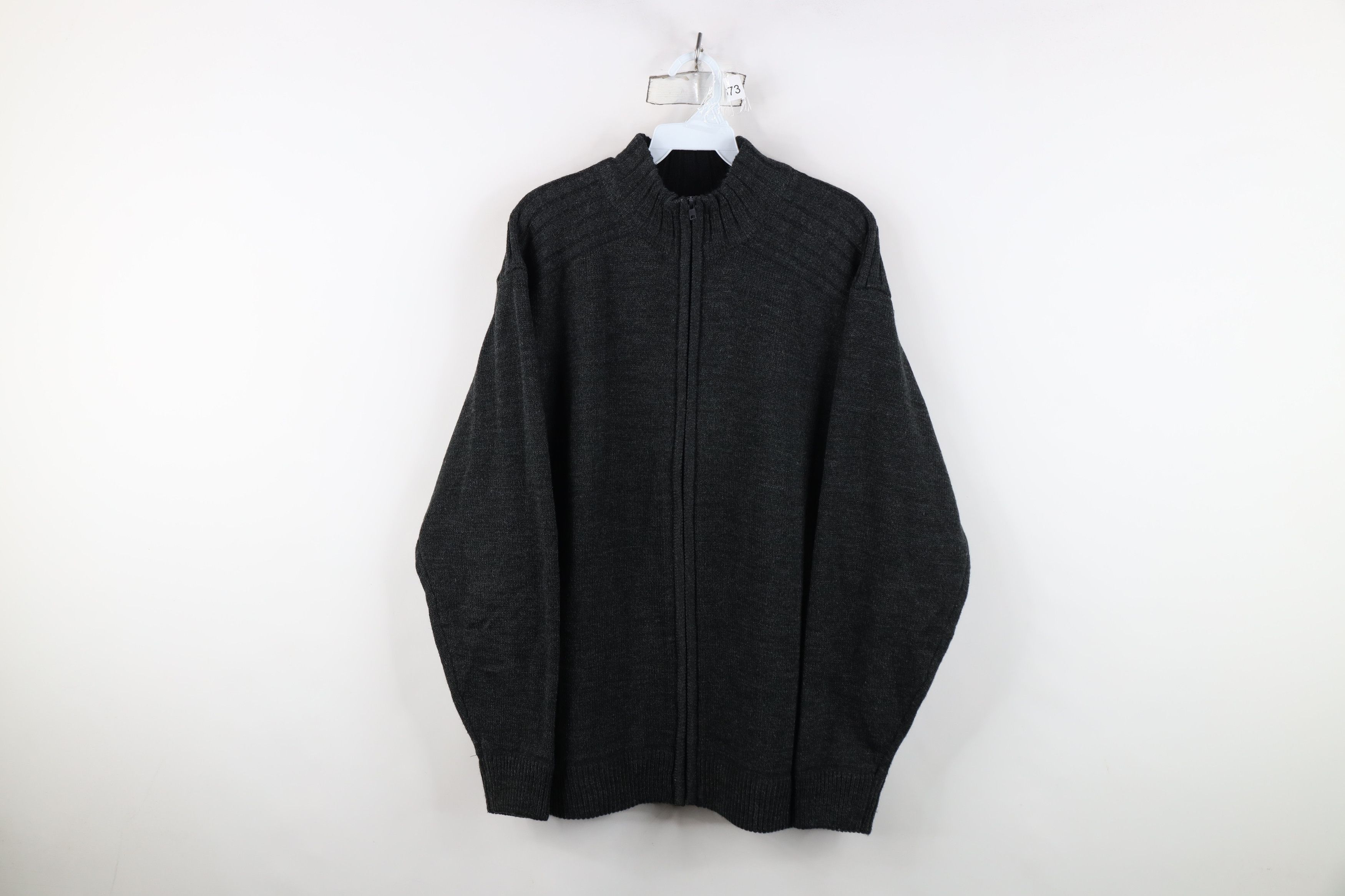 Ocean Pacific Vintage Ocean Pacific OP Surfing Knit Full Zip Sweater Gray Size US L / EU 52-54 / 3 - 1 Thumbnail