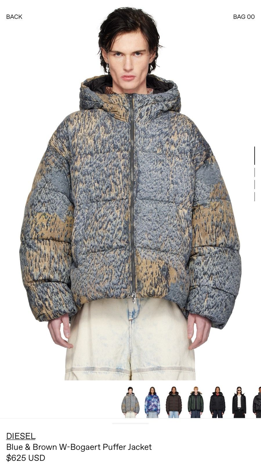 Diesel Diesel Puffer Jacket Size US XL / EU 56 / 4 - 5 Thumbnail