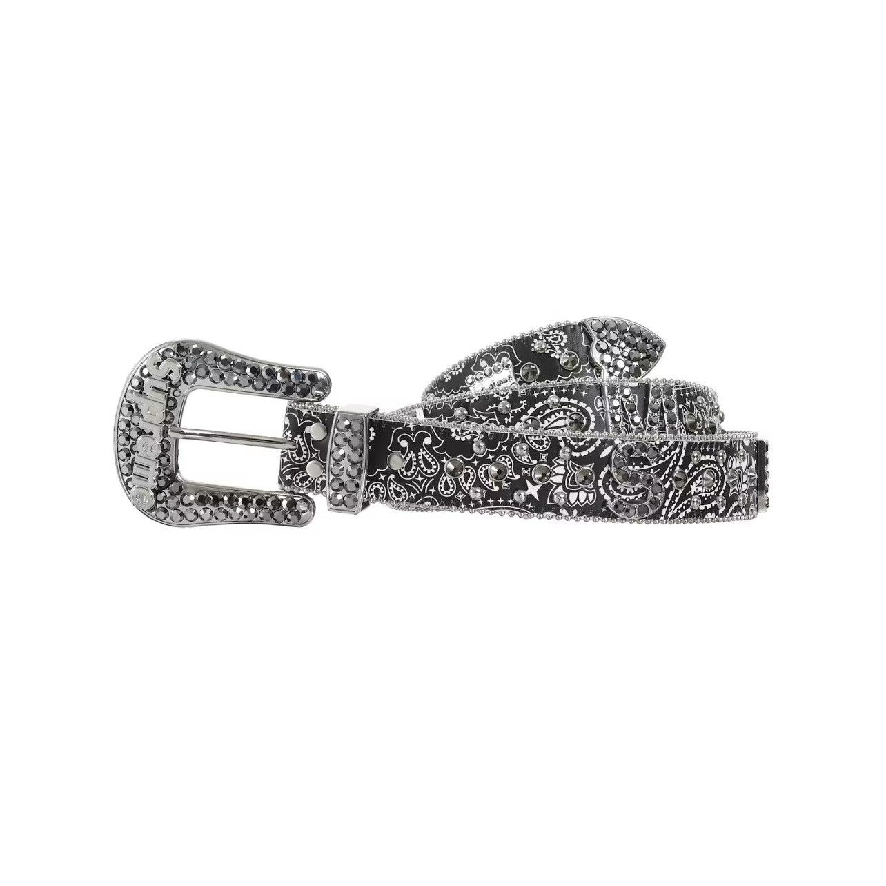 B.B. Simon In Hand Supreme BB Simon Bandana Belt Black Size: M Size 36 - 1 Thumbnail