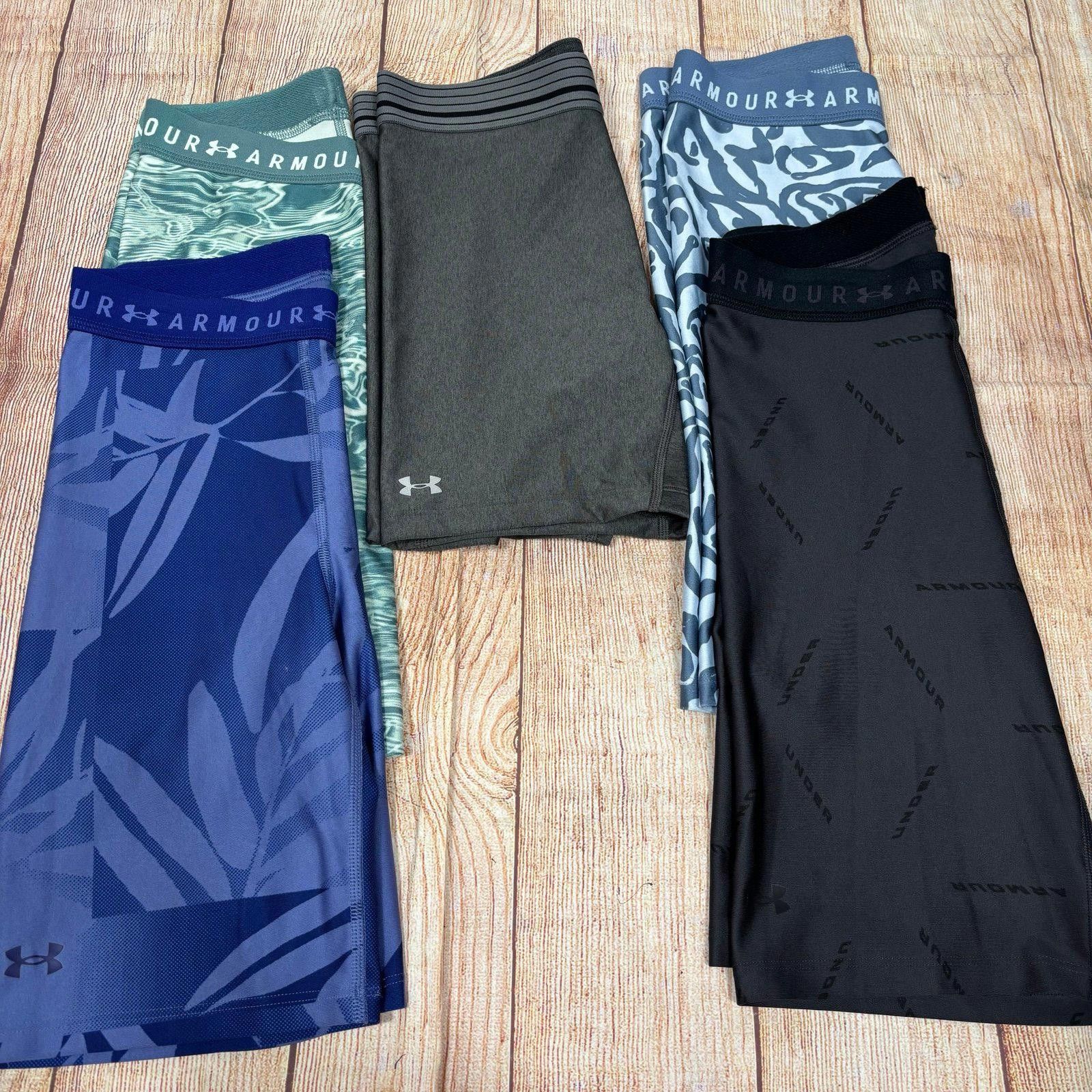 Under Armour HeatGear Compression Shorts Bundle Small