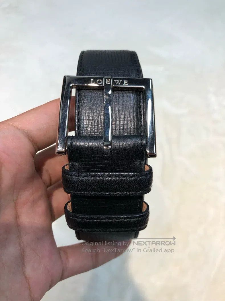 Loewe LOEWE size 100 Black belt Size ONE SIZE - 2 Thumbnail