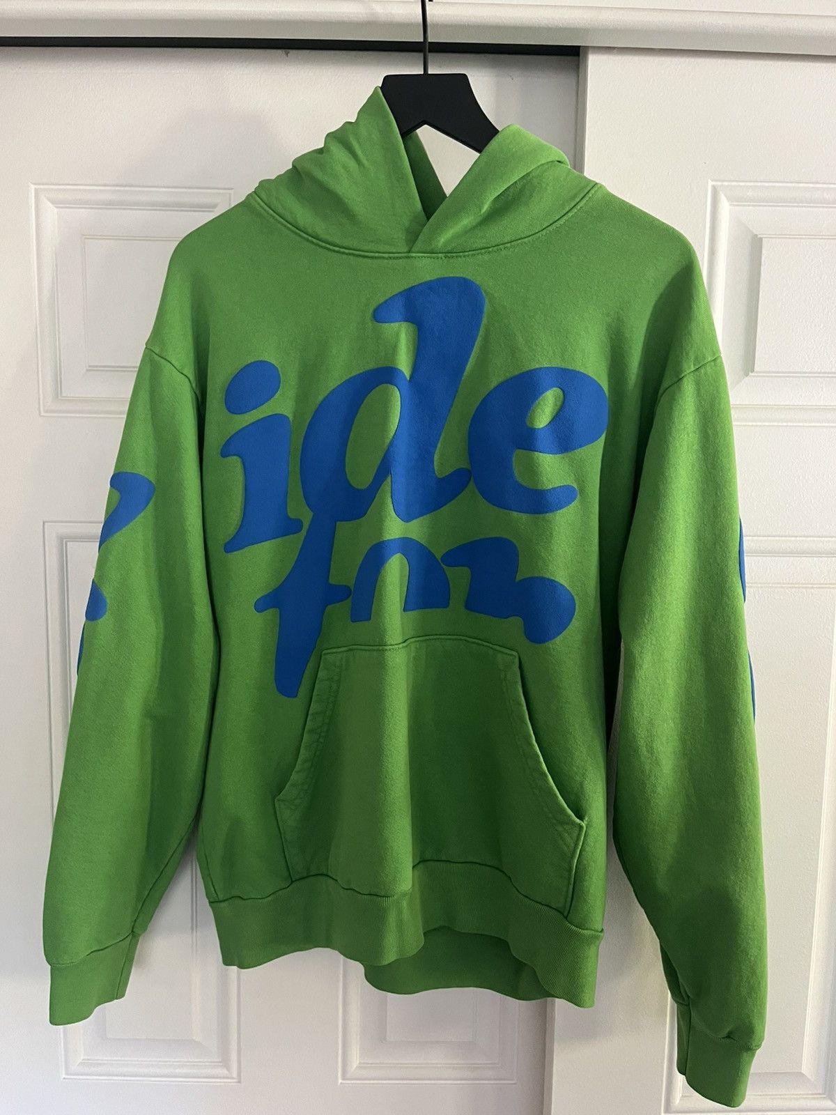 Video Store Apparel Video Store Hoodie - Green w Blue Puff Print Size US M / EU 48-50 / 2 - 2 Thumbnail