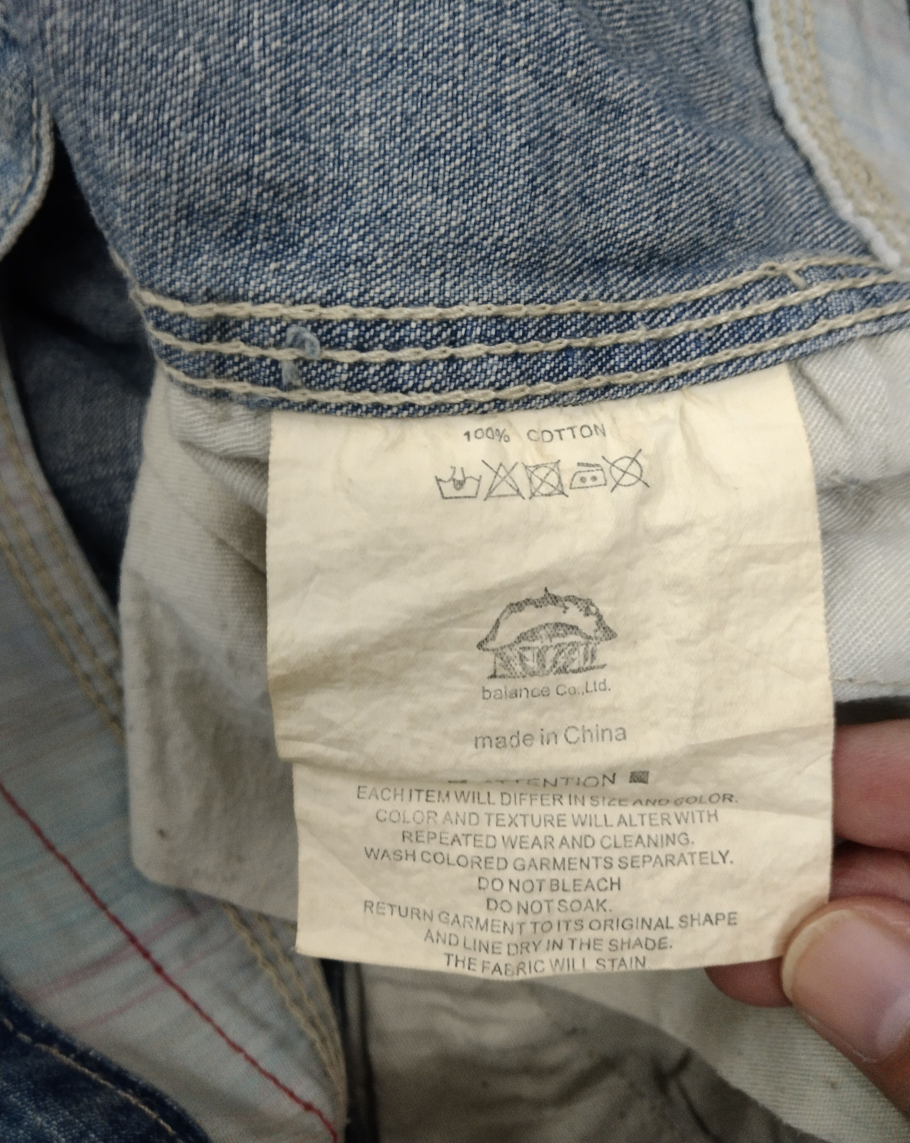 Japanese Brand SiCK DOUBLE KNEE A.N.B.A.L DENIM PANTS Size US 36 / EU 52 - 9 Thumbnail