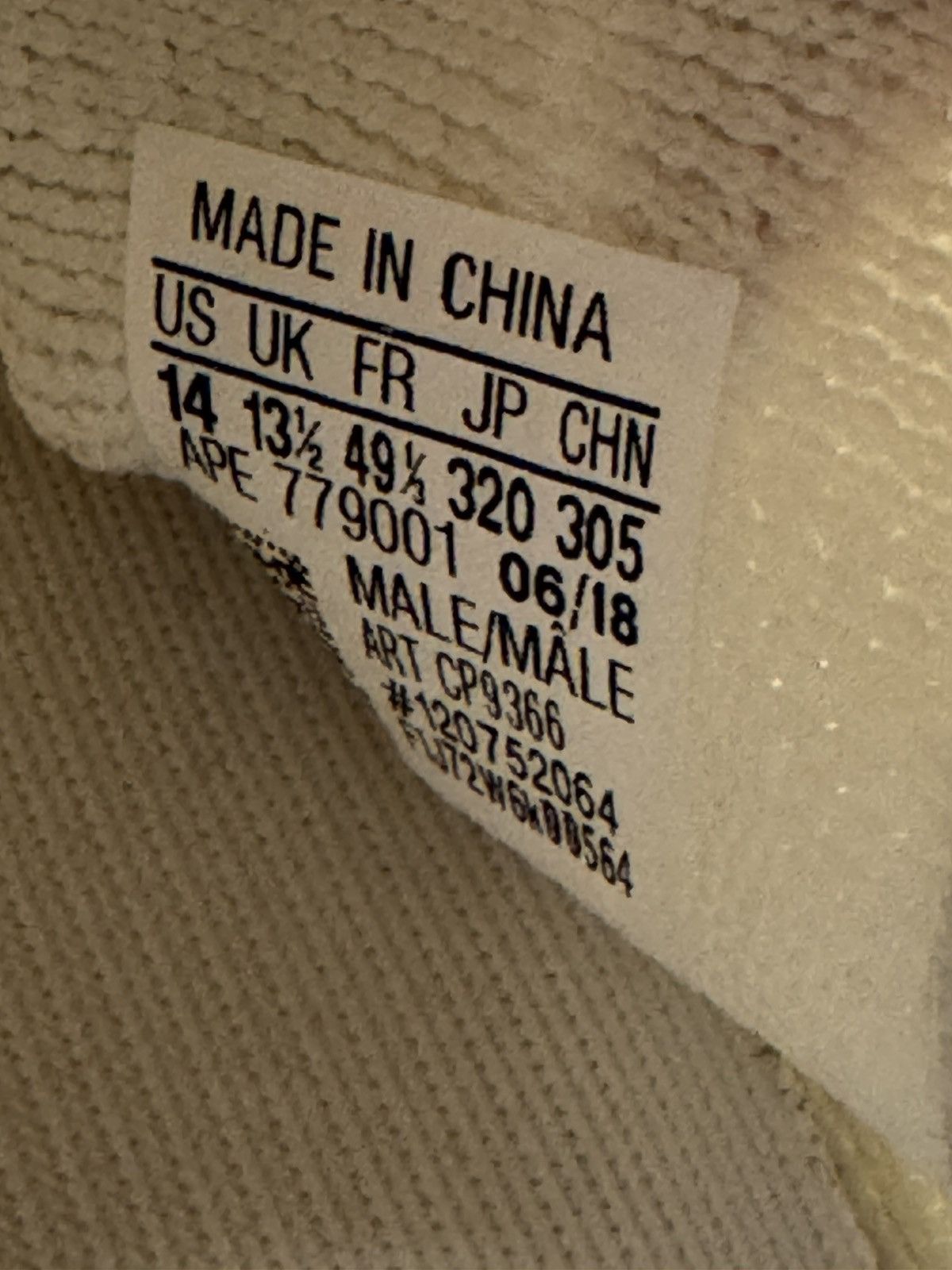 Adidas × Kanye West Adidas Yeezy Boost 350 V2 “Bone / Cream White” – Size 13 Size US 13 / EU 46 - 11 Thumbnail
