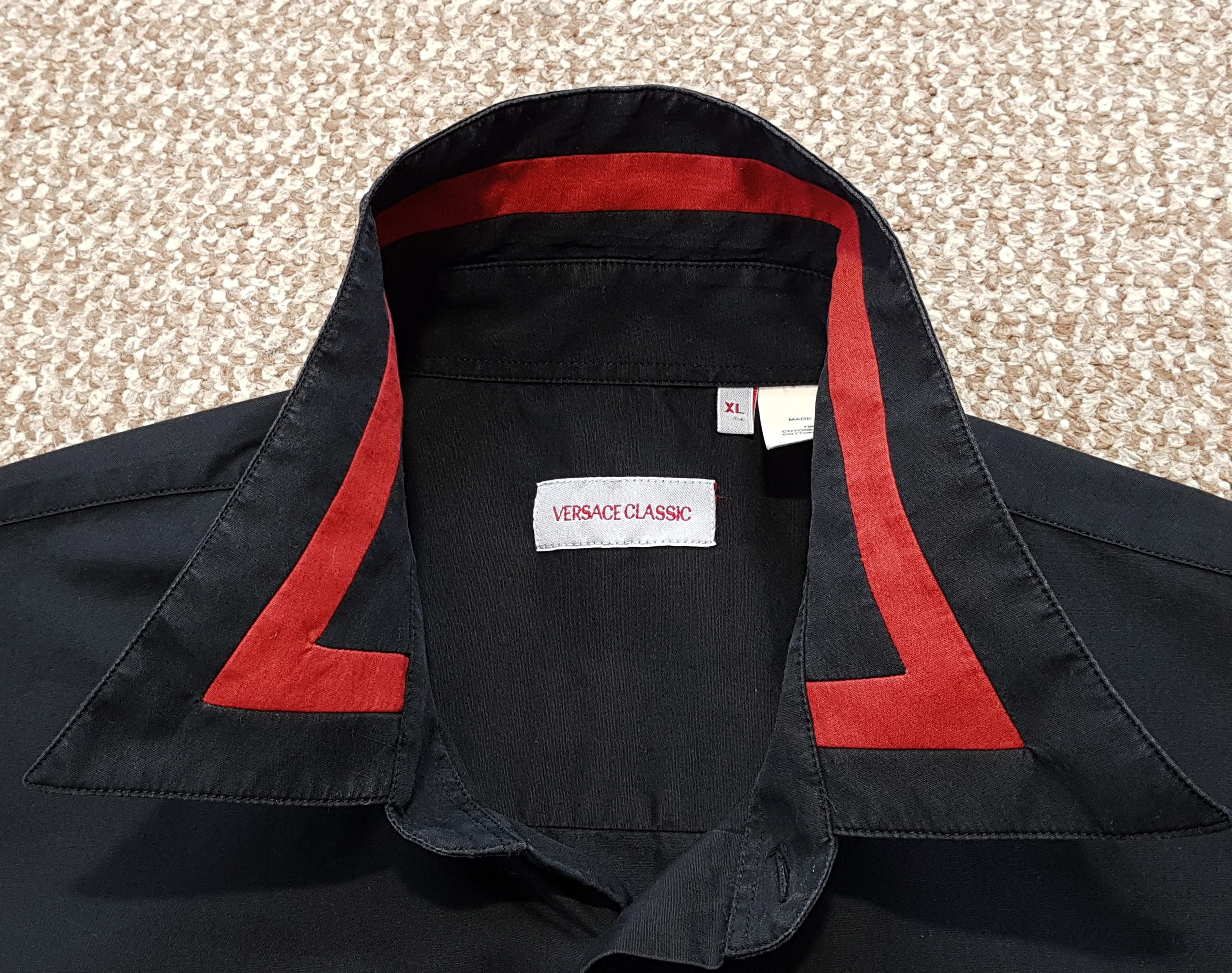 Versace Versace Classic Men's Vintage Shirt made in Italy sz XL Size US XL / EU 56 / 4 - 4 Thumbnail