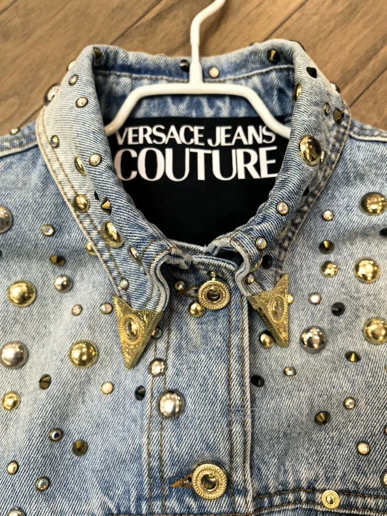 Versace Versace Washed denim jacket Size US XS / EU 42 / 0 - 3 Thumbnail