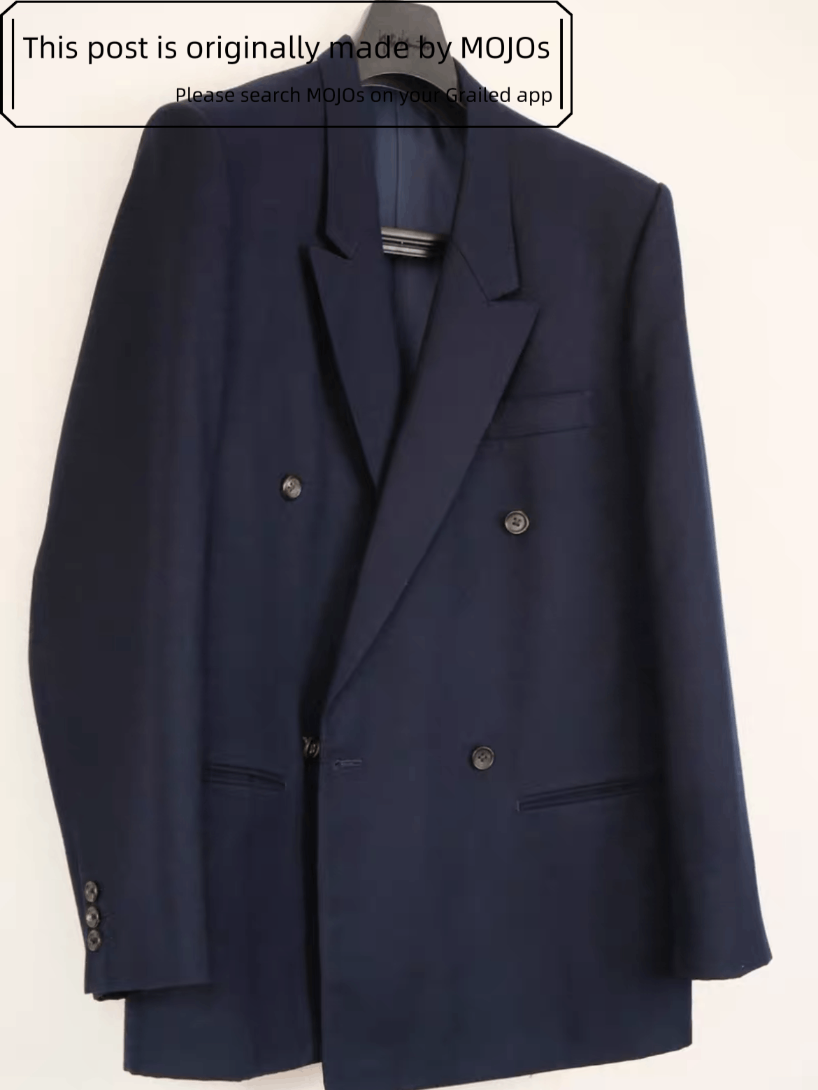 Yohji Yamamoto 90S Classic Vintage Look 4-Button Jacket
