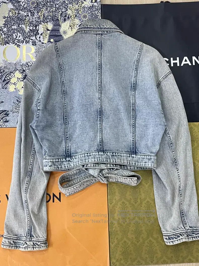 Chanel Chanel Make an old ruffled denim jacket Size XXS / US 00 / IT 34 - 3 Thumbnail