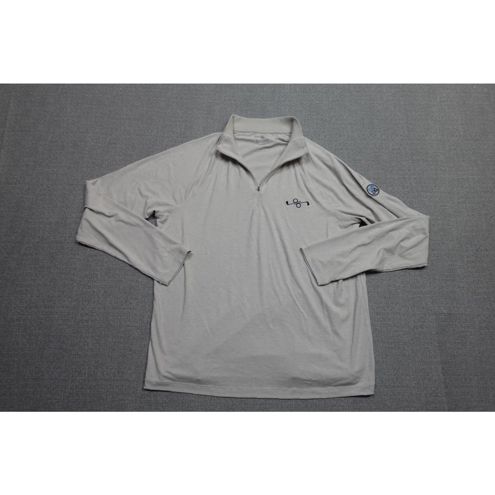 G/FORE G/Fore Pullover Shirt Mens M Gray Luxe Midlayer Golf Performance Size US M / EU 48-50 / 2 - 5 Thumbnail