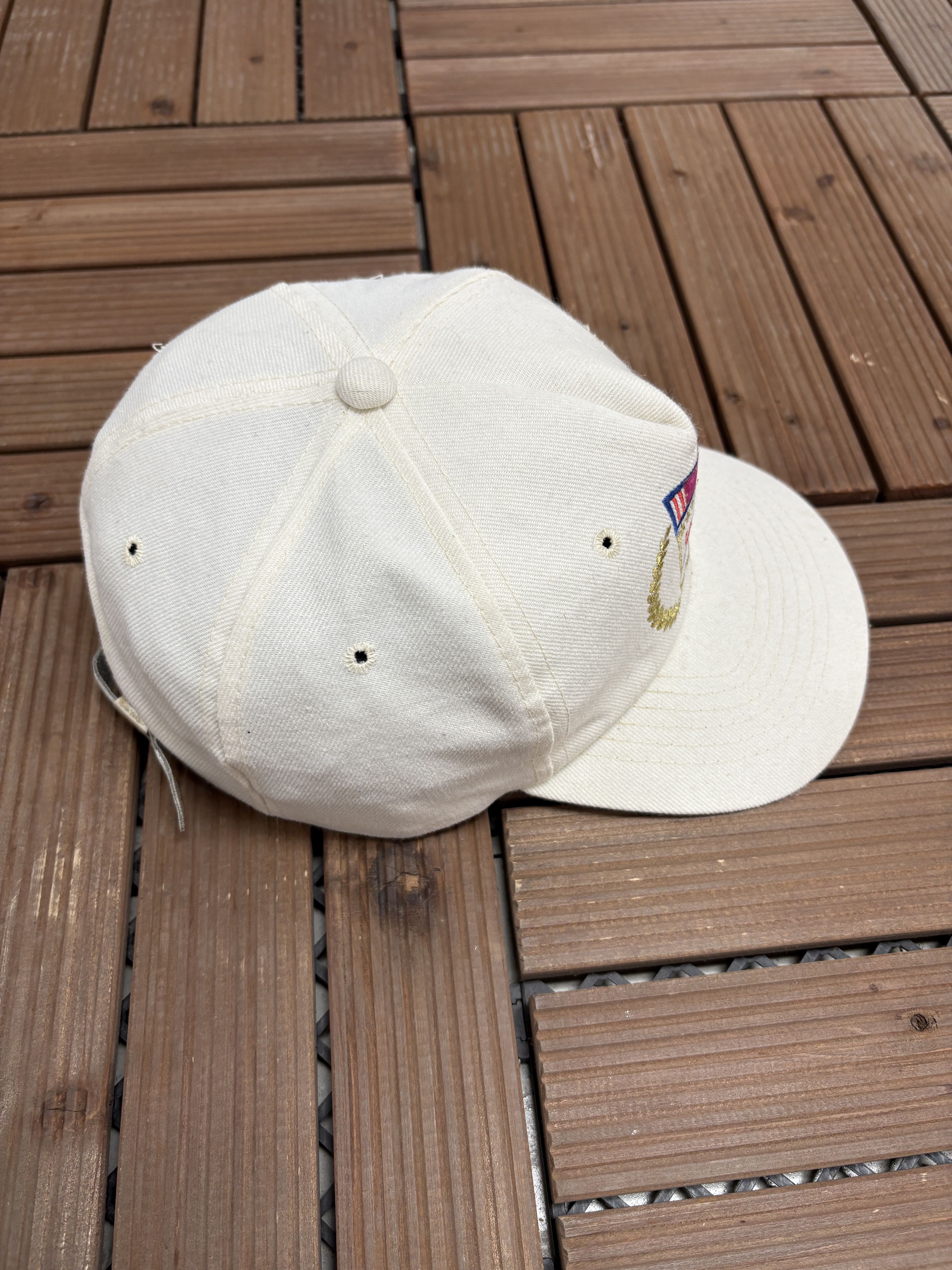 Vintage United States Olympics Vintage White Hat Cap Size ONE SIZE - 4 Thumbnail