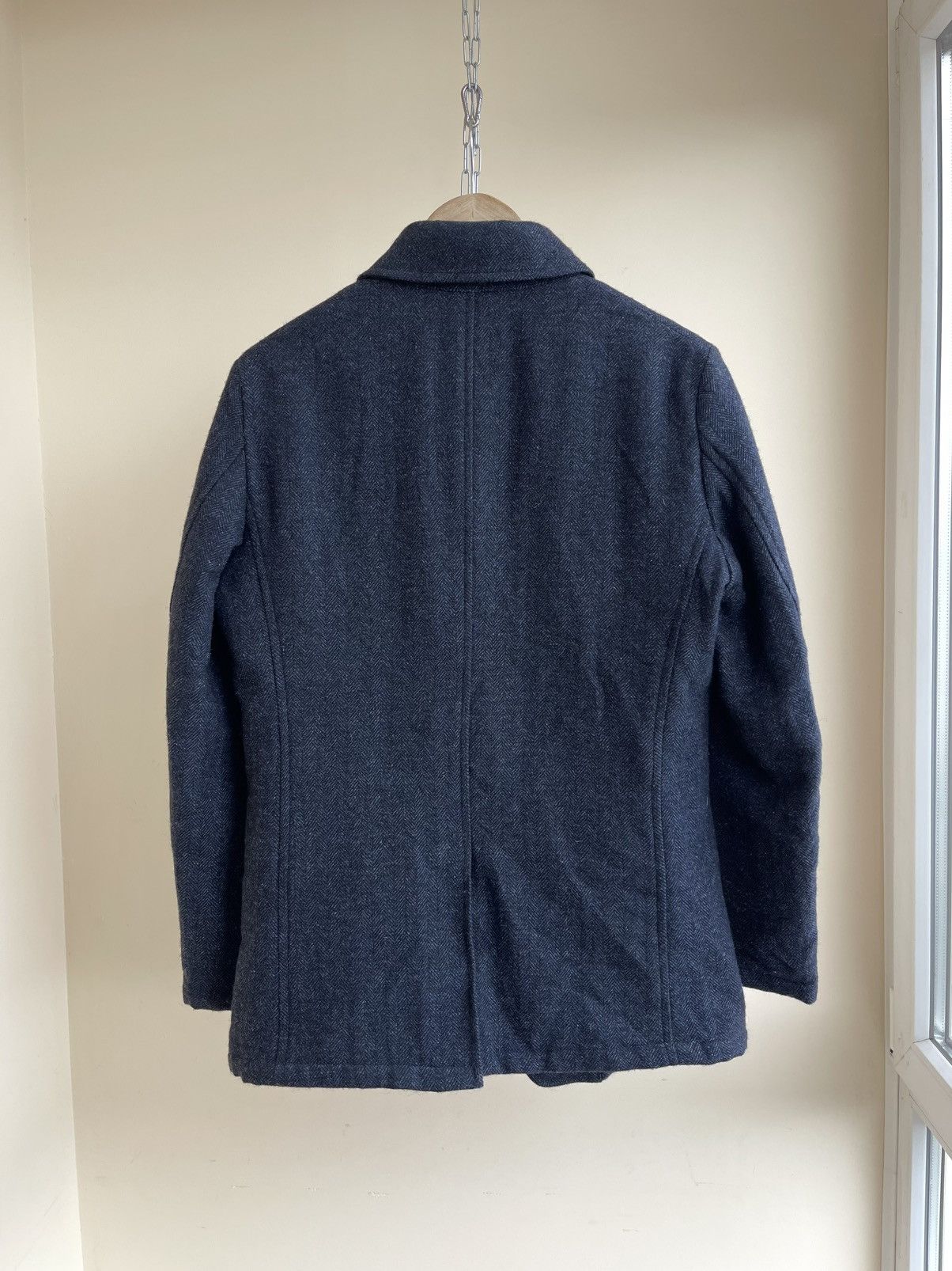 Comme Ca Ism Comme Ca Ism Herringbone Tweed Wool Blend Half Coat Size US S / EU 44-46 / 1 - 2 Thumbnail