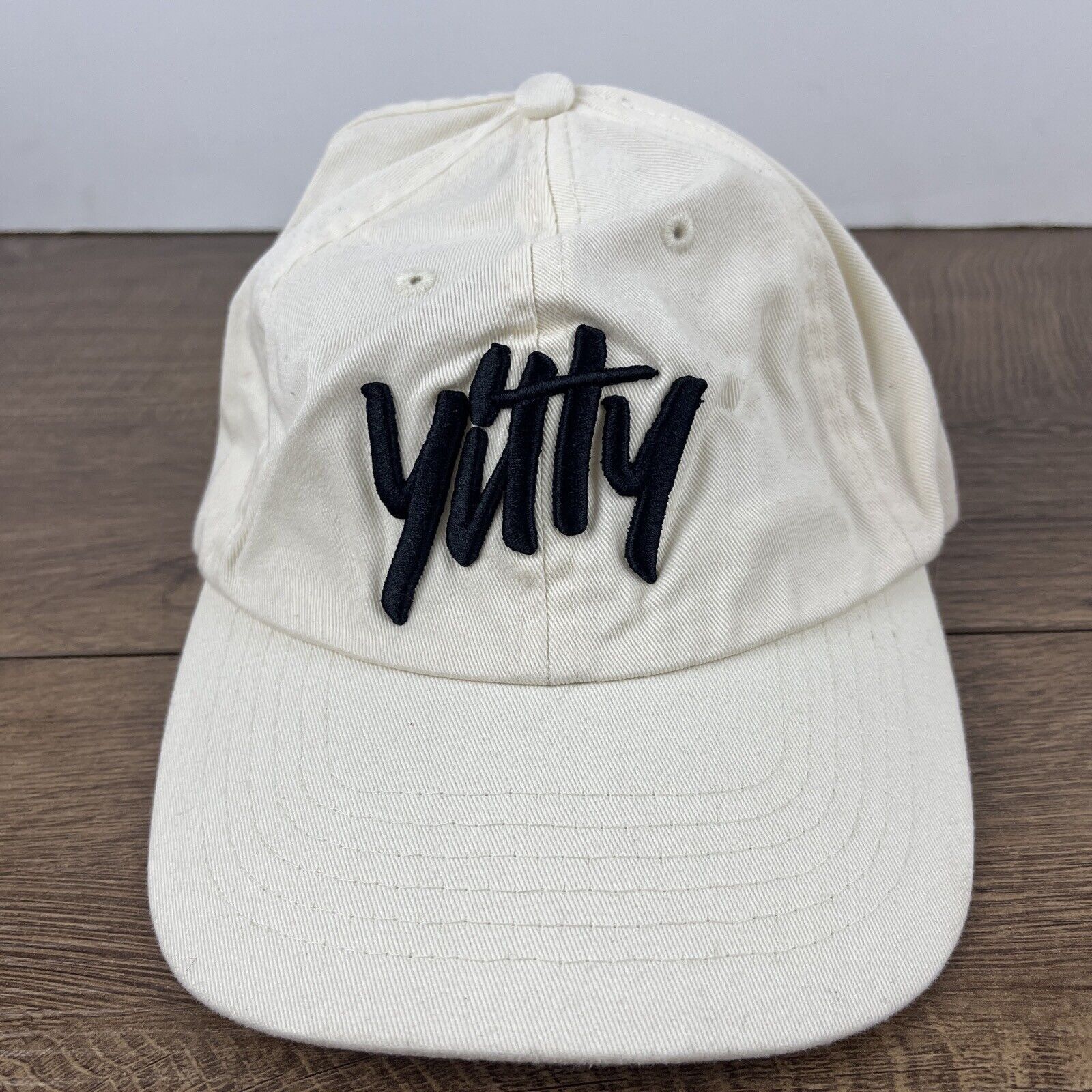 Other Yitty Hat Yitty White Hat Adjustable Adult Size Hat White Ca Size ONE SIZE - 5 Thumbnail