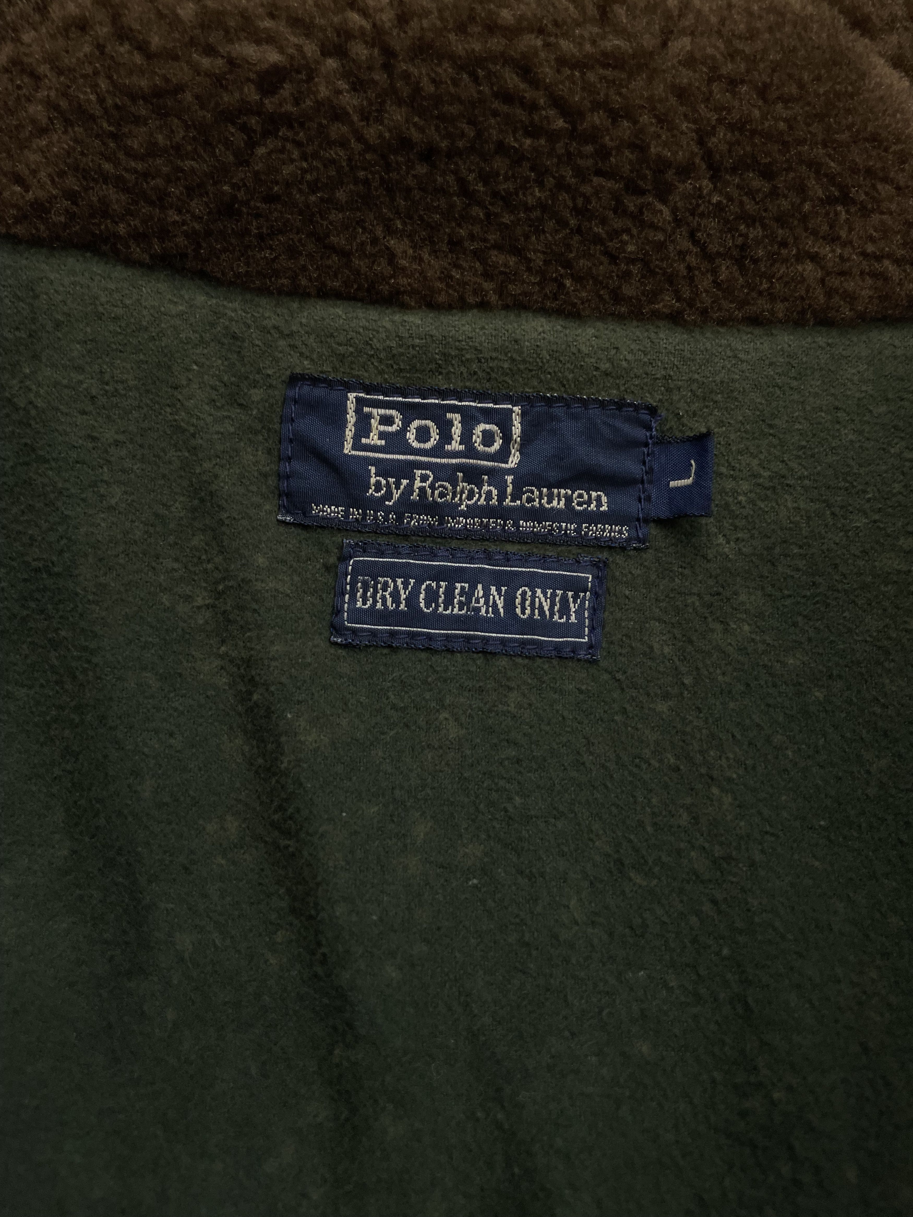 Polo Ralph Lauren Polo Ralph Lauren Wool Checked Zip Coat Made In USA Size L Size US L / EU 52-54 / 3 - 3 Thumbnail