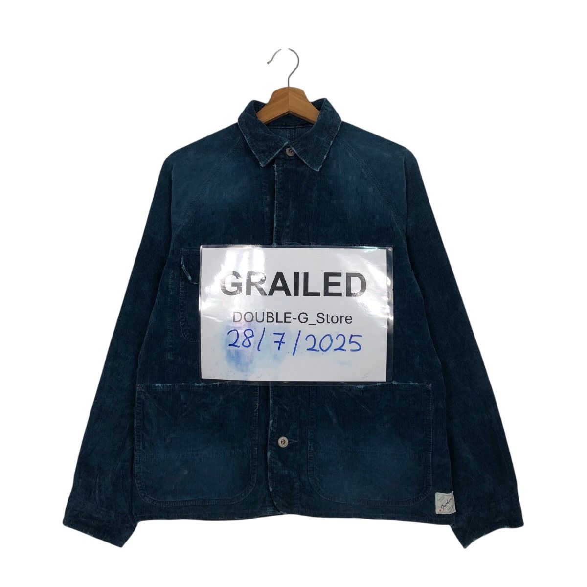 Japanese Brand 📌Rich Blue Indigo Chore Work Jacket Poober Issey Miyake Size US S / EU 44-46 / 1 - 1 Thumbnail