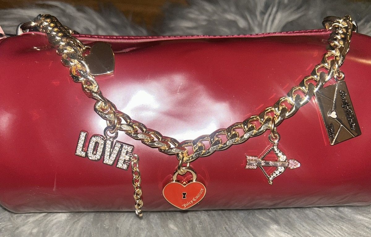 Juicy Couture JUICY COUTURE "Loves Comes Softly" Shoulder Bag Deep Red Size ONE SIZE - 5 Thumbnail