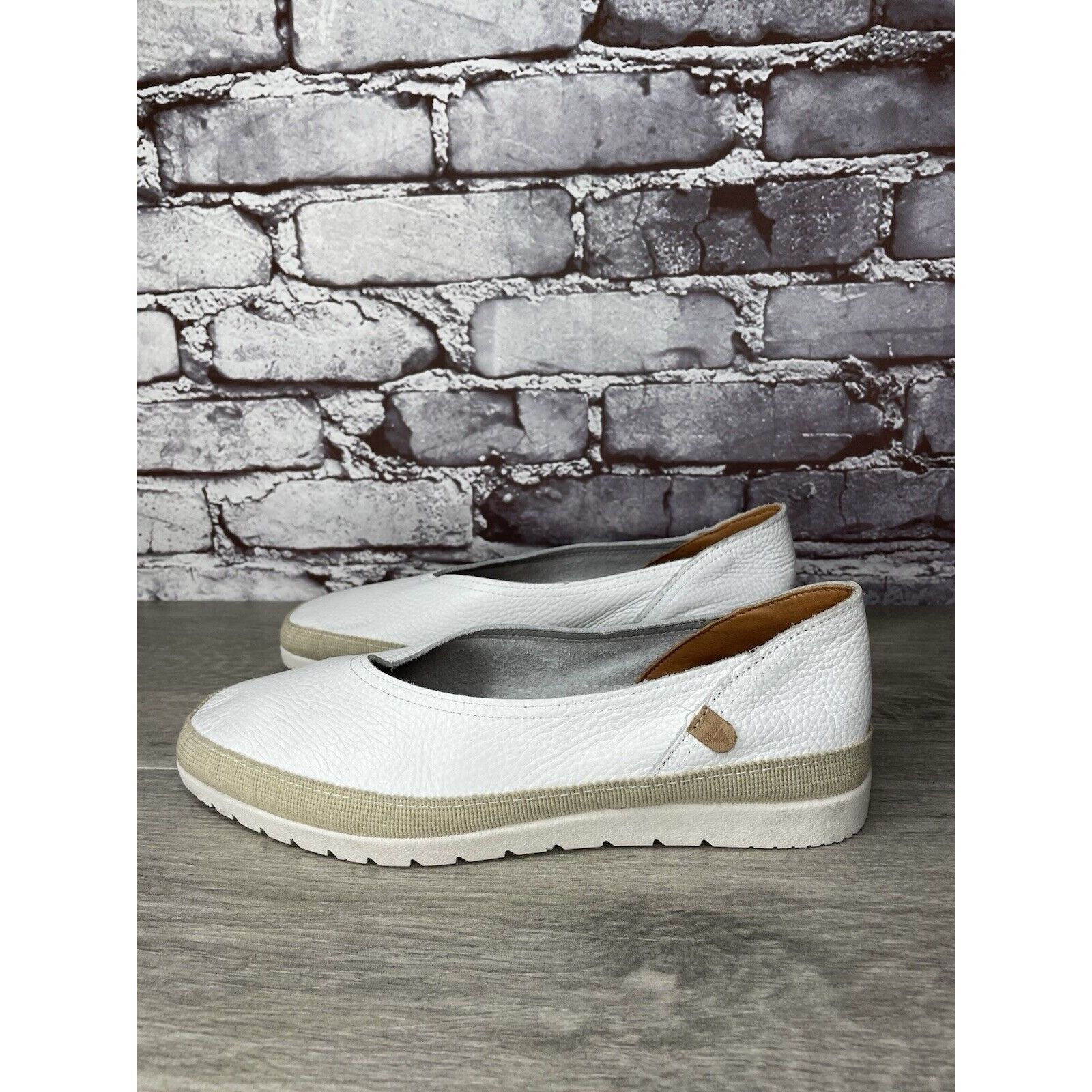 Other Verbenas White Leather Loafers Slip On Sneaker Casual Beach Size US 10 / IT 40 - 17 Thumbnail