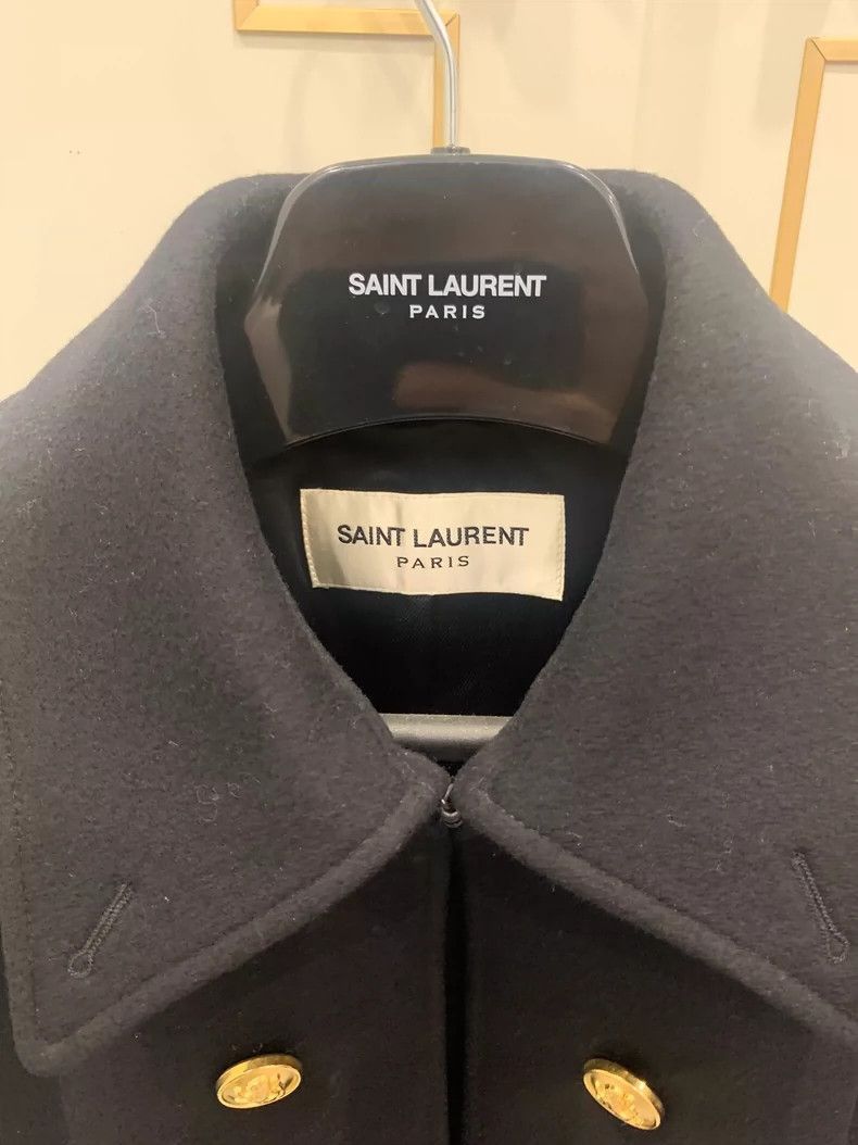 Saint Laurent Paris Saint Laurent Paris 16ss Golden Mouth Shawl Jacket-2506 Size US S / EU 44-46 / 1 - 4 Thumbnail